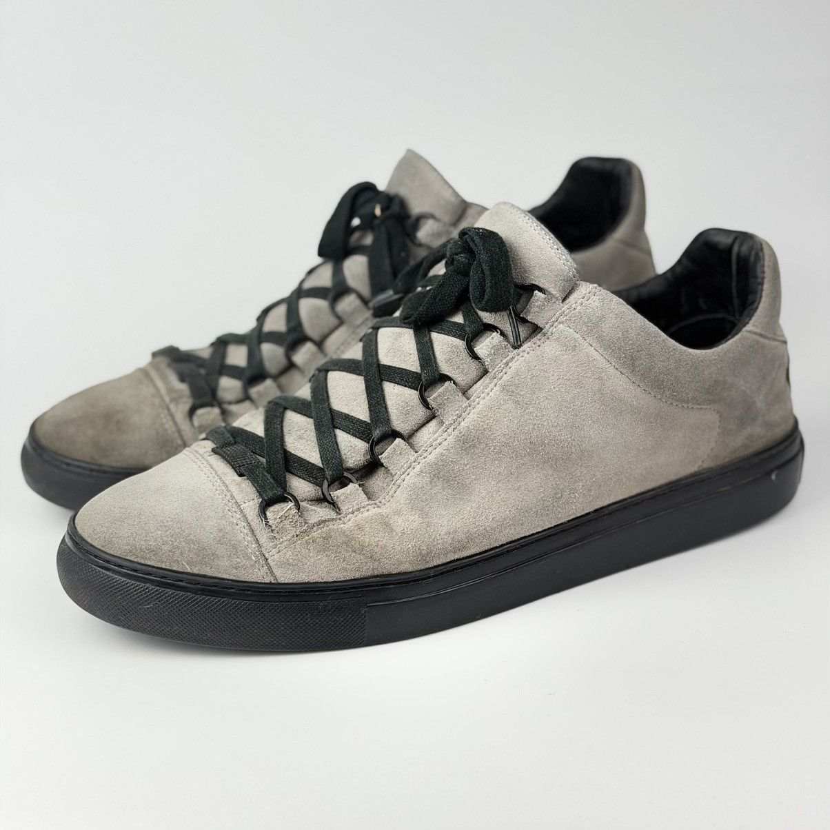 Balenciaga Balenciaga Arena Suede Grey Low Size US 11 / EU 44 - 5 Thumbnail