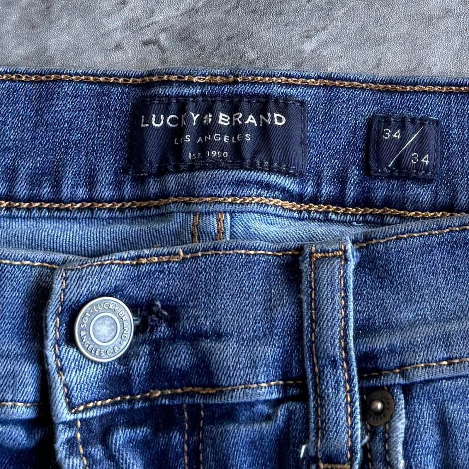 Levi's × Levi's Vintage Clothing × Lucky Brand Vintage Y2K Lucky Brand Los Angeles Levi’s Style Denim Jeans Size US 32 / EU 48 - 4 Thumbnail
