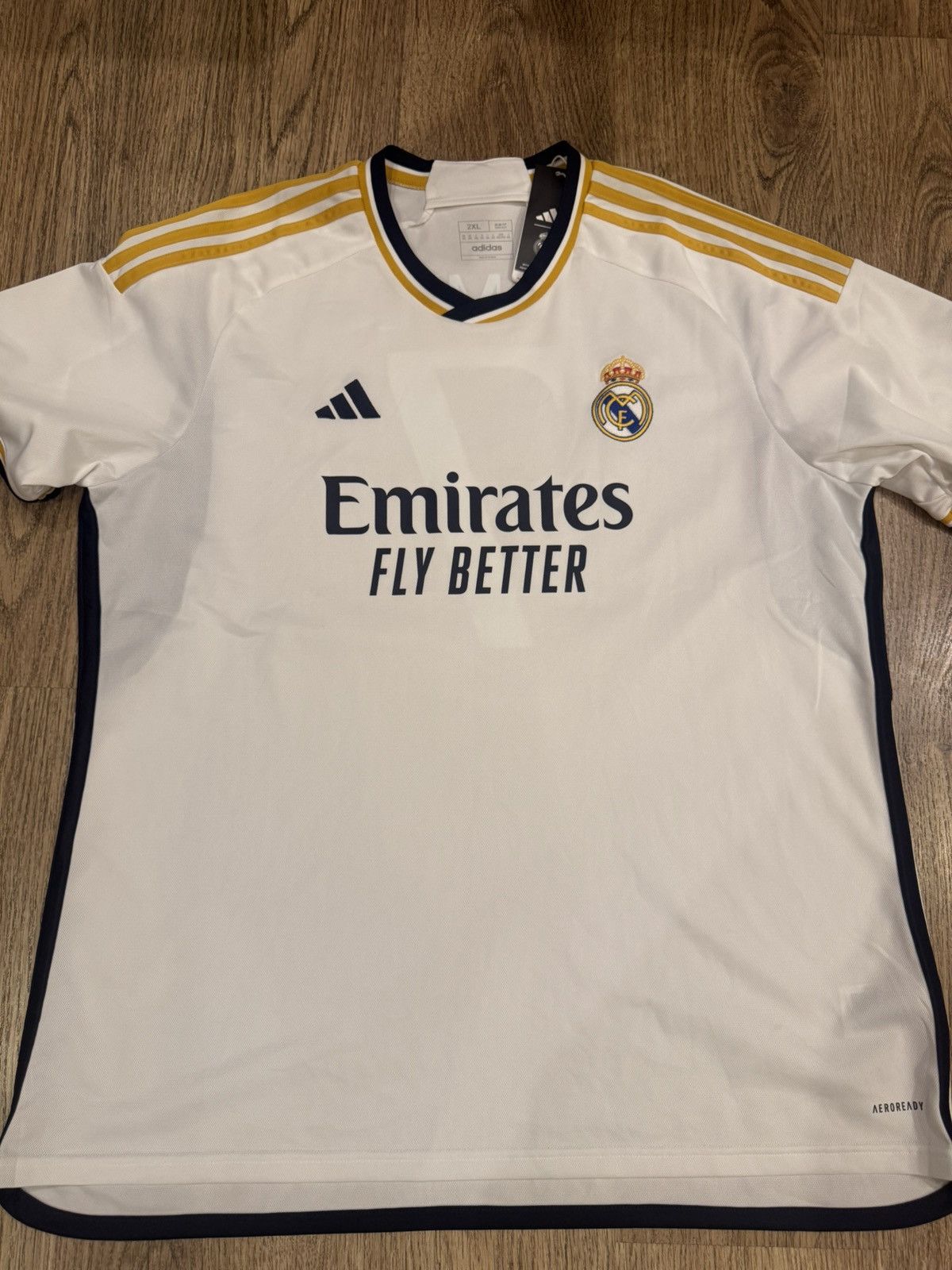 Adidas REAL MADRID CF 2023/2024 FOOTBALL SHIRT JERSEY SIZE L HR3796 Size US XXL / EU 58 / 5 - 1 Thumbnail