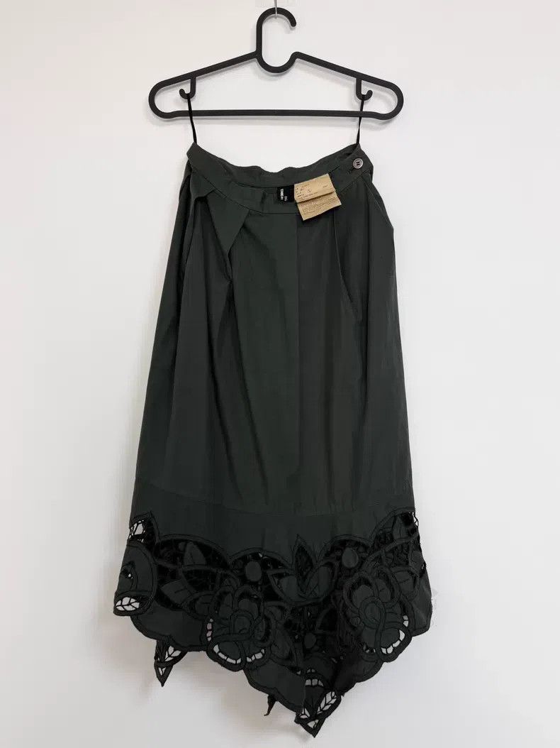 Comme des Garcons Comme Des Garcons size L Moss Green Openwork Floral Set Size S / US 4 / IT 40 - 6 Thumbnail