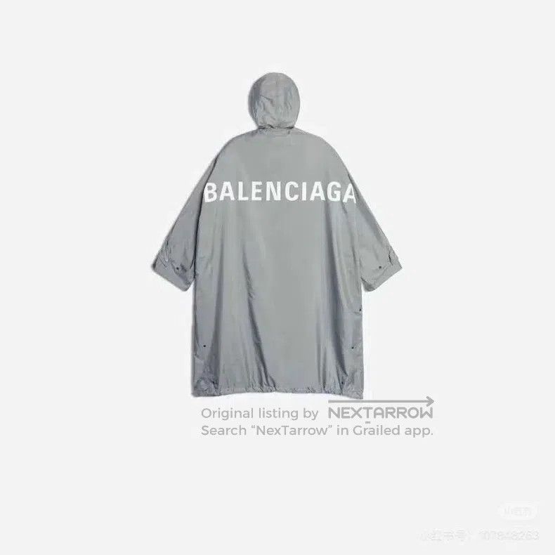 Balenciaga Balenciaga Long logo coat Size XXS / US 00 / IT 34 - 8 Thumbnail