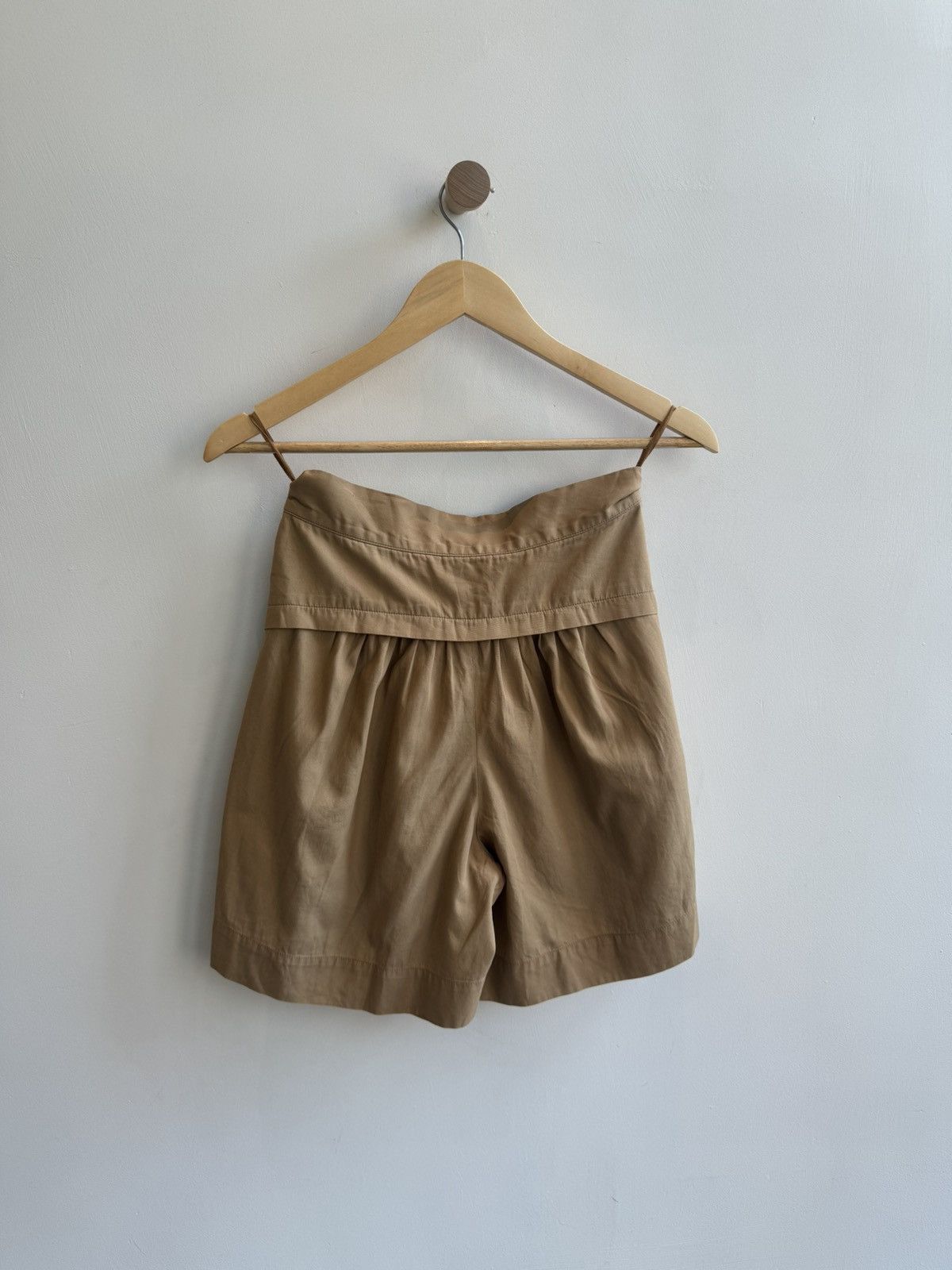 Issey Miyake Issey Miyake 80s Pleated Tan Short/Skirt Size 30" / US 8 / IT 44 - 2 Thumbnail
