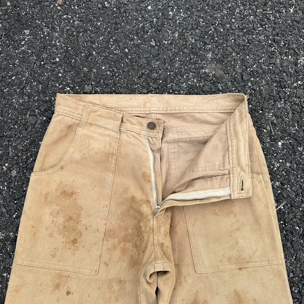 Beauty Beast RUSTY DIRTY 💥 JAPANESE VINTAGE JEANS BAGGY BROWN PANTS W28 Size US 28 / EU 44 - 8 Thumbnail