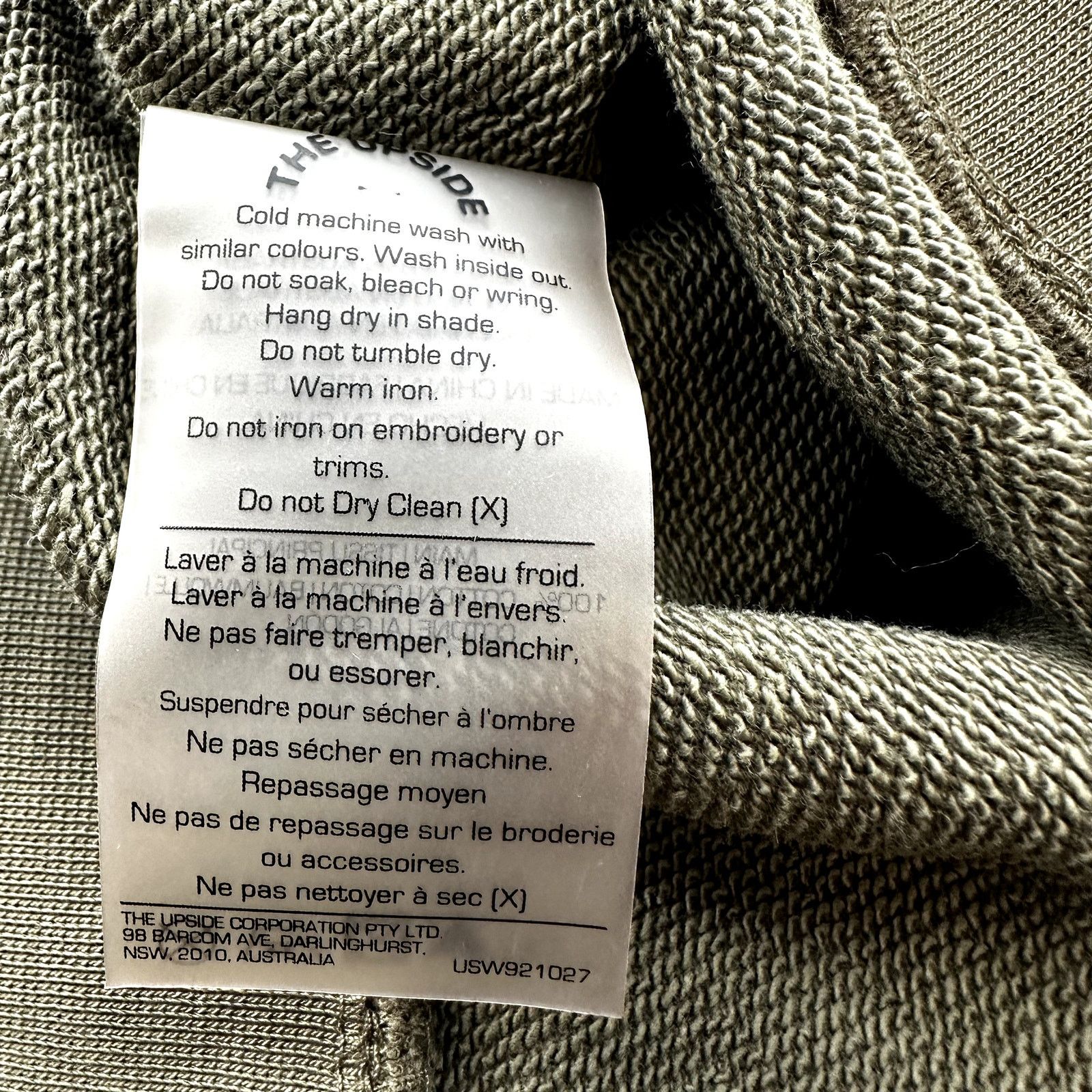 The Upside The Upside Asymmetrical Pullover Sweatshirt Raglan Olive 8 Size M / US 6-8 / IT 42-44 - 4 Thumbnail