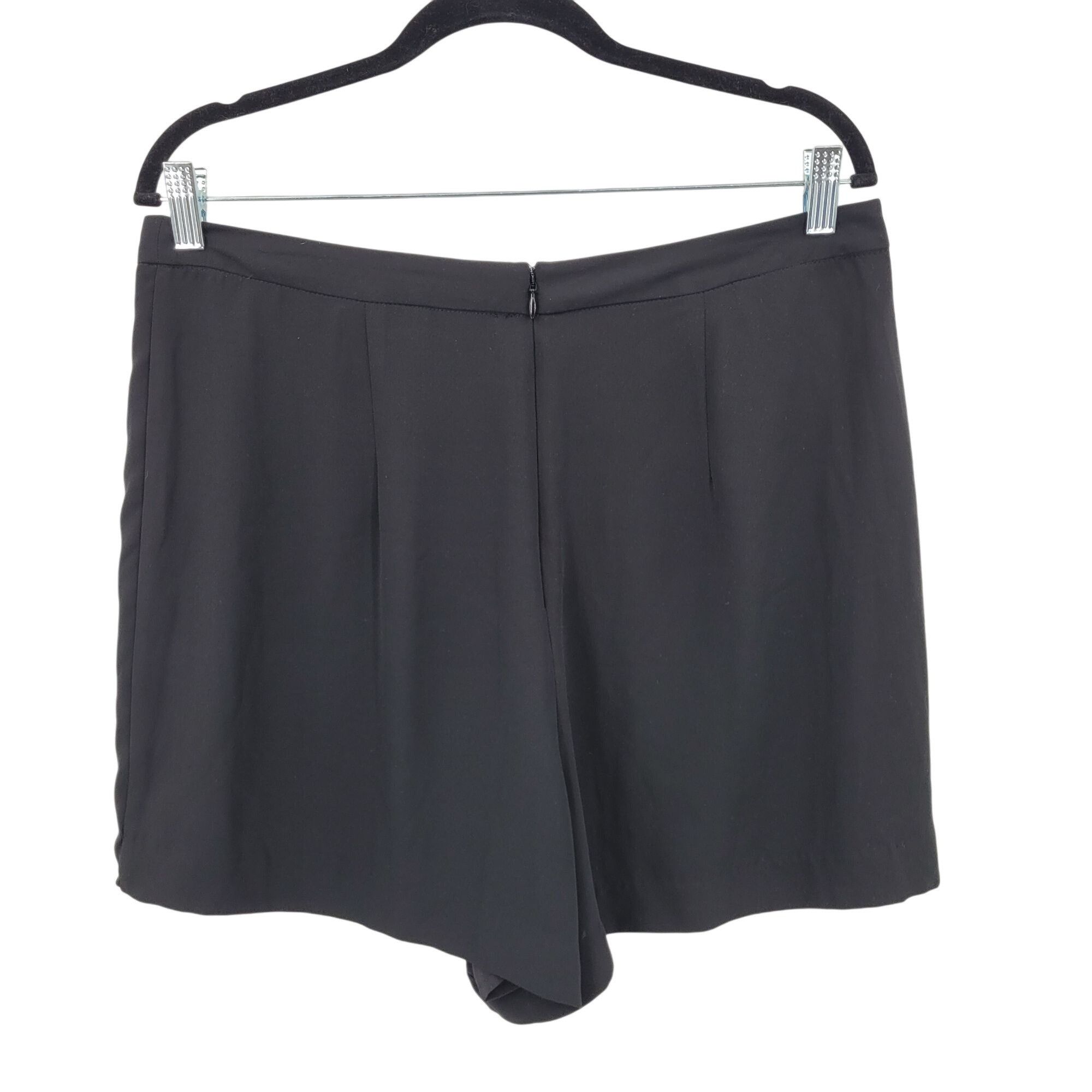 Other BCBGMAXAZRIA Black High-Waisted Shorts L Sheer Lightweight P Size 33" - 6 Thumbnail