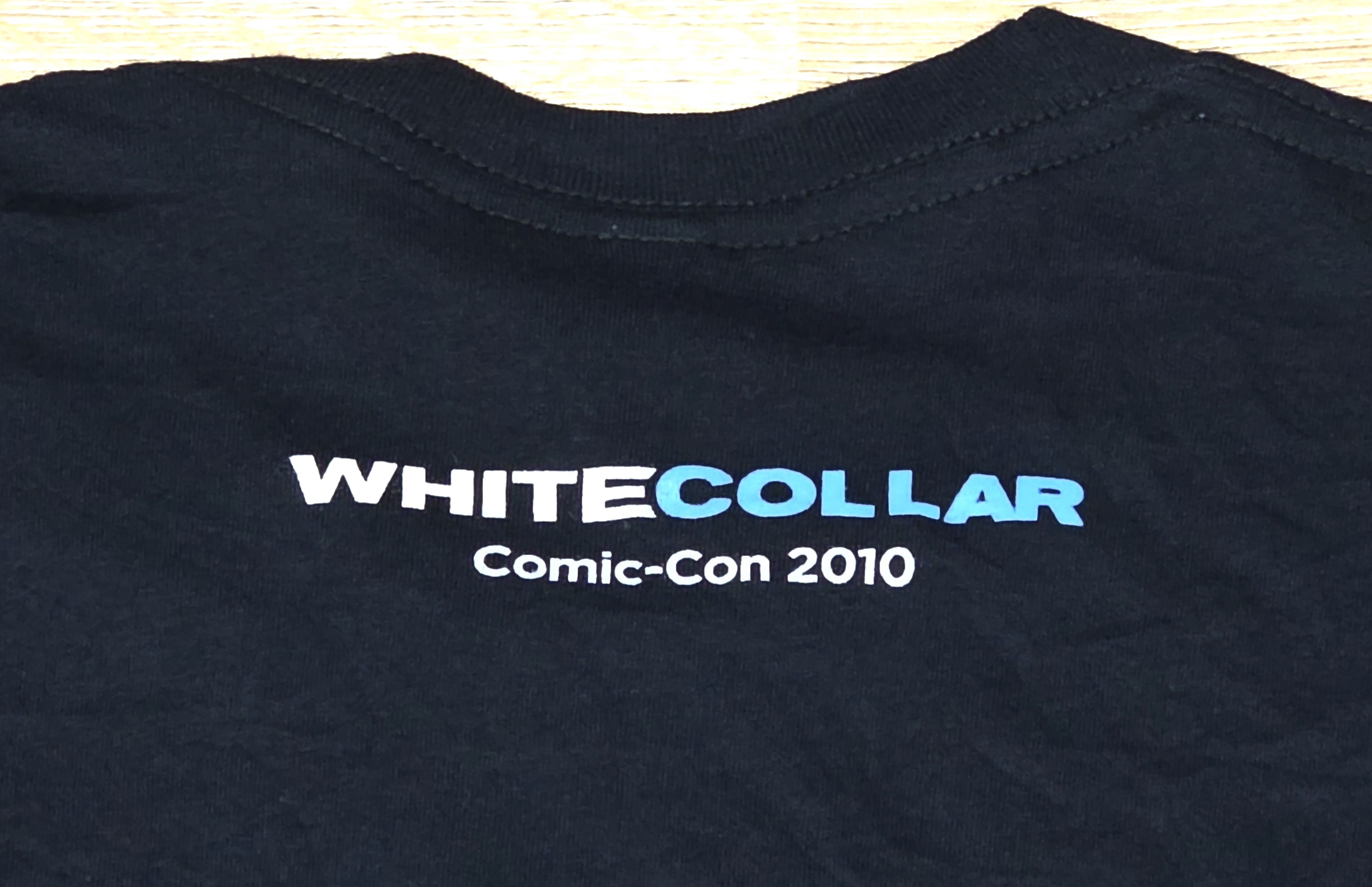 American Apparel True Vintage OG y2k White Collar TV Series Promo T Shirt Size US XL / EU 56 / 4 - 6 Thumbnail
