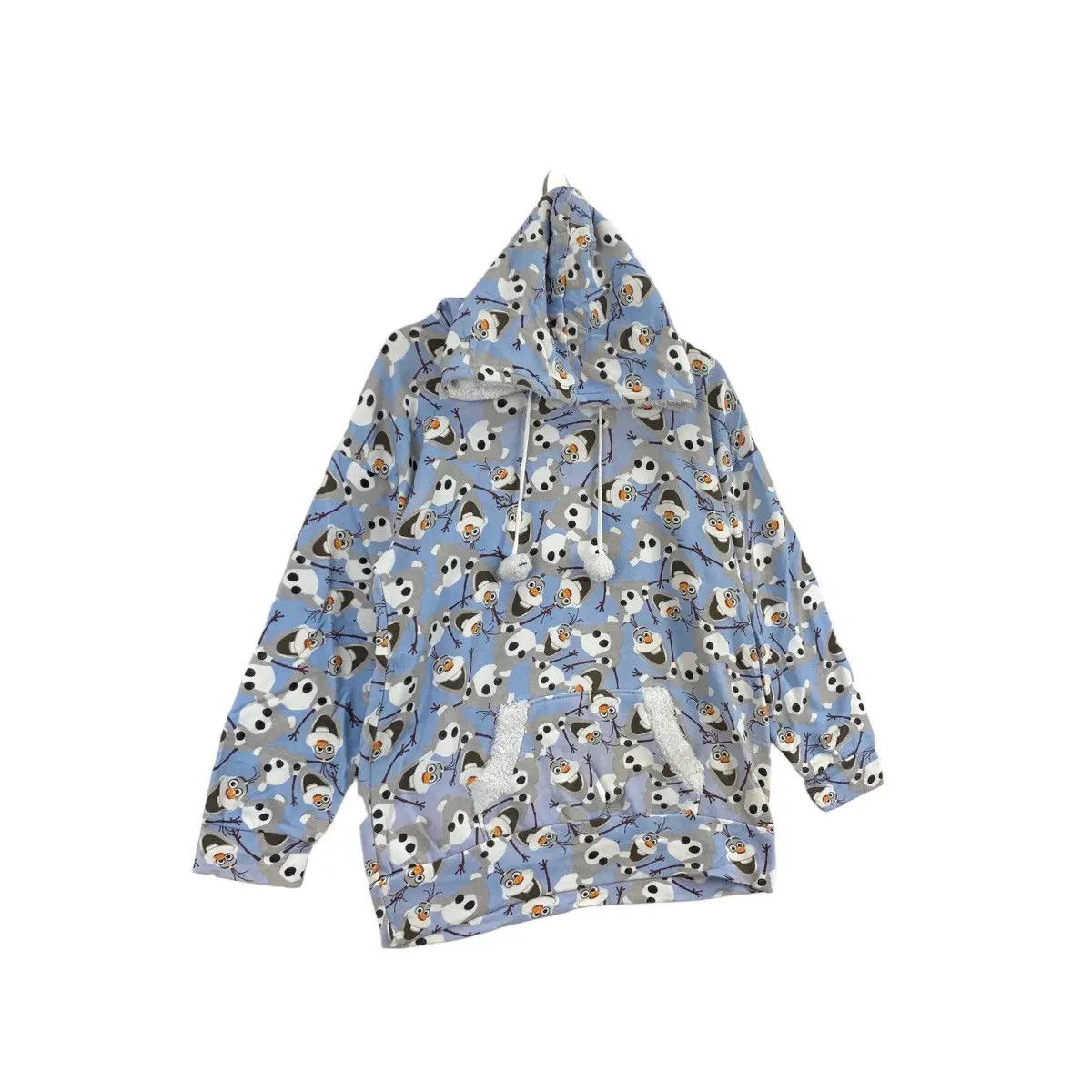 Disney DISNEY FROZEN OLAF Movie All Over Print AOP Cartoon Hoodie Size L / US 10 / IT 46 - 4 Thumbnail