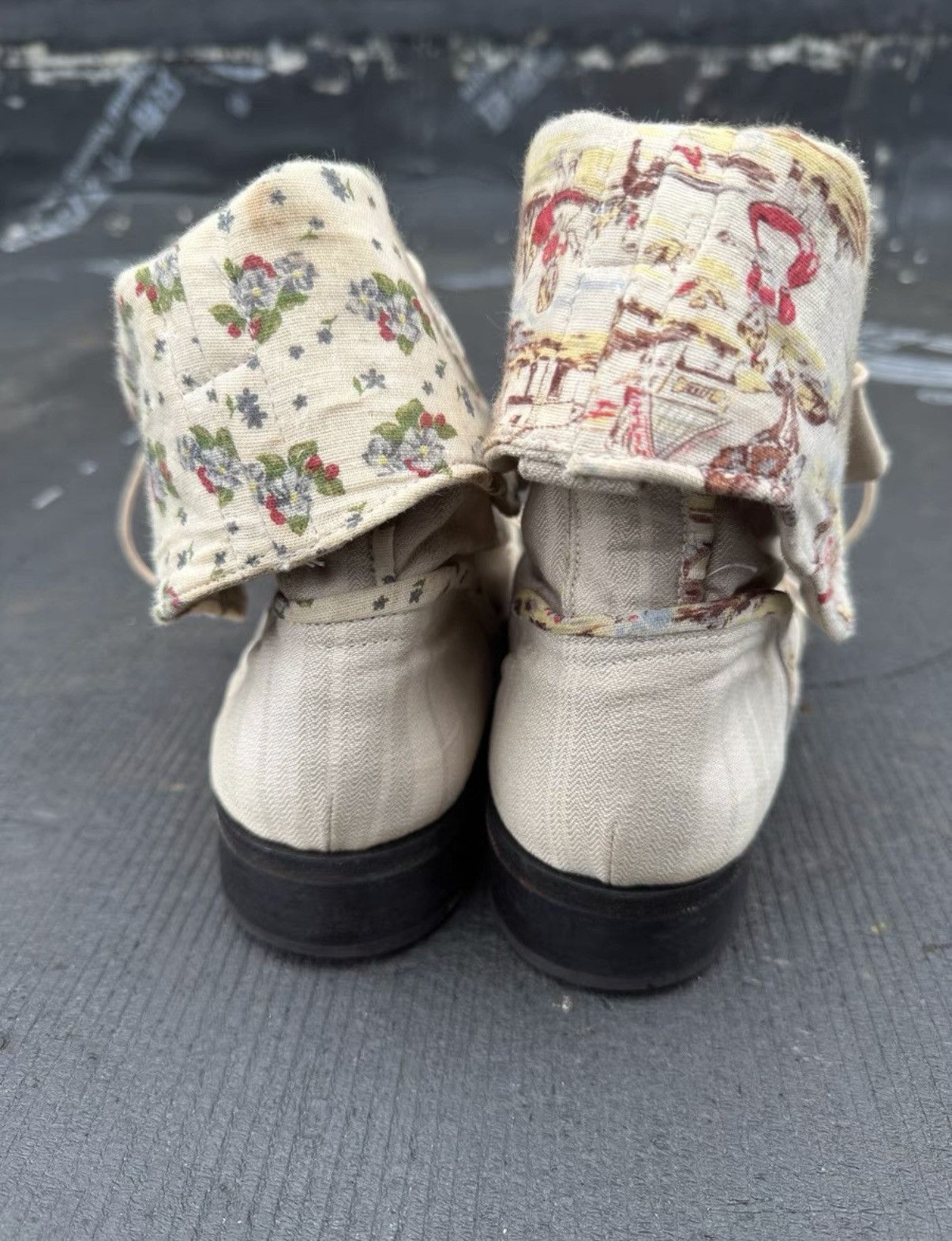 Number (N)ine Undercover 04aw BUT period canvas boots but beautiful Size US 6.5 / EU 39-40 - 4 Thumbnail