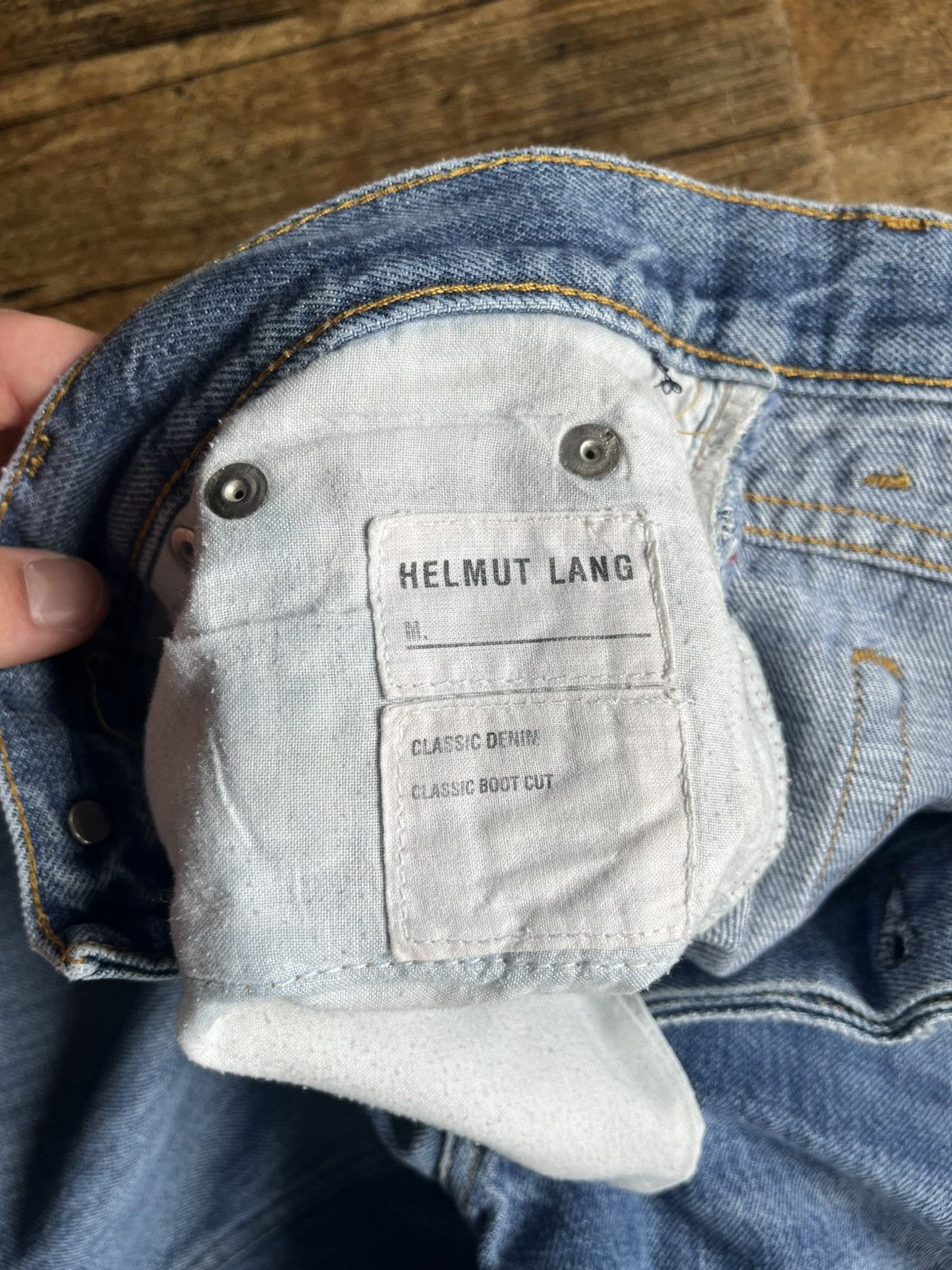 Helmut Lang Helmut Lang 90s classic bootcut classic denim Size US 31 - 5 Thumbnail