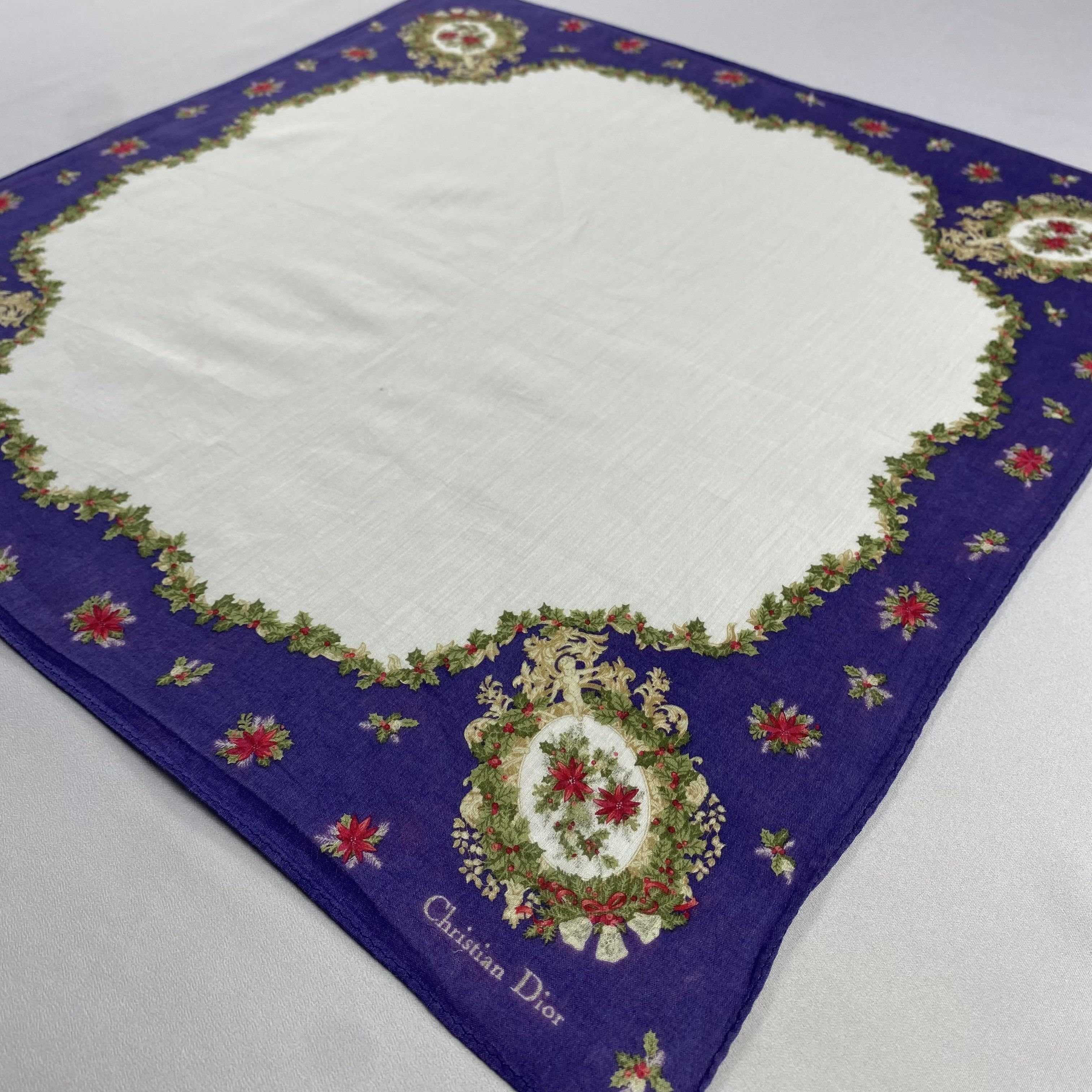Vintage Christian Dior Monsieur Handkerchief / Neckerchief-P1327 Size ONE SIZE - 2 Thumbnail