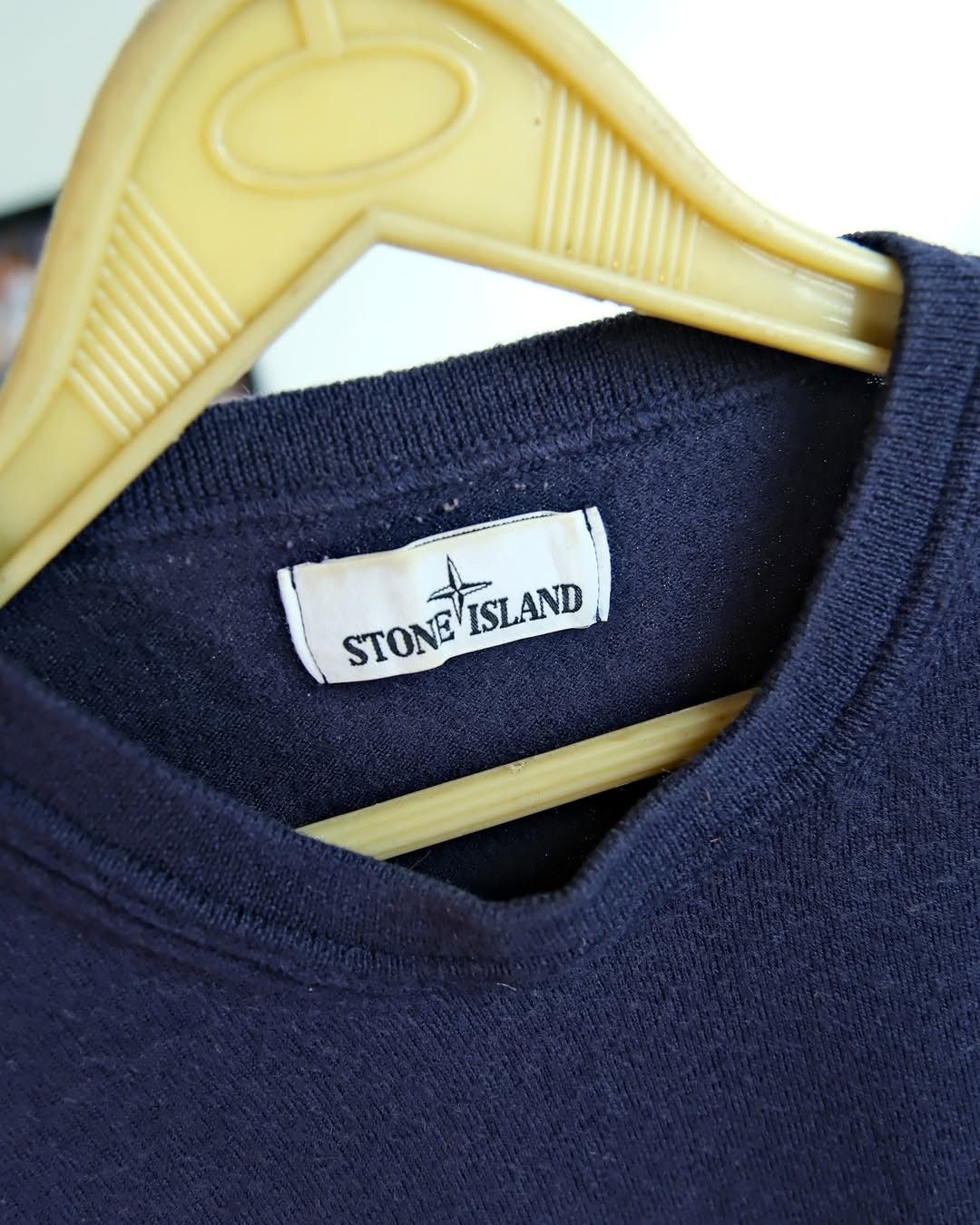 Stone Island × Vintage Y2k Stone Island Tag Blue Sweatshirt Size US M / EU 48-50 / 2 - 3 Thumbnail
