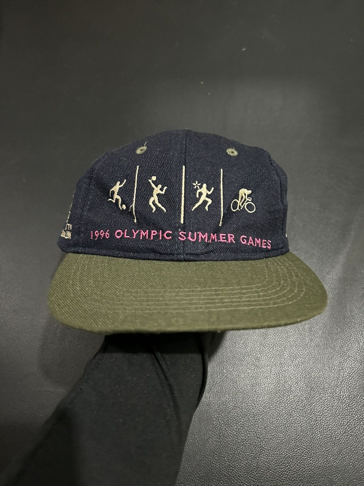 Champion × USA Olympics × Vintage Vintage Champion Atlanta 1996 Olympic Summer Games Hat Size ONE SIZE - 2 Thumbnail
