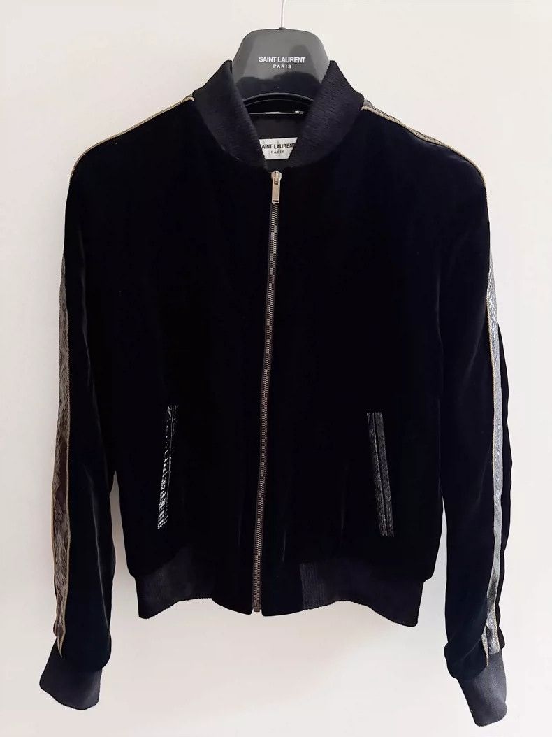 Saint Laurent Paris Saint Laurent Paris Snakeskin Patchwork Jacket 2505-Nextarr Size US S / EU 44-46 / 1 - 1 Thumbnail