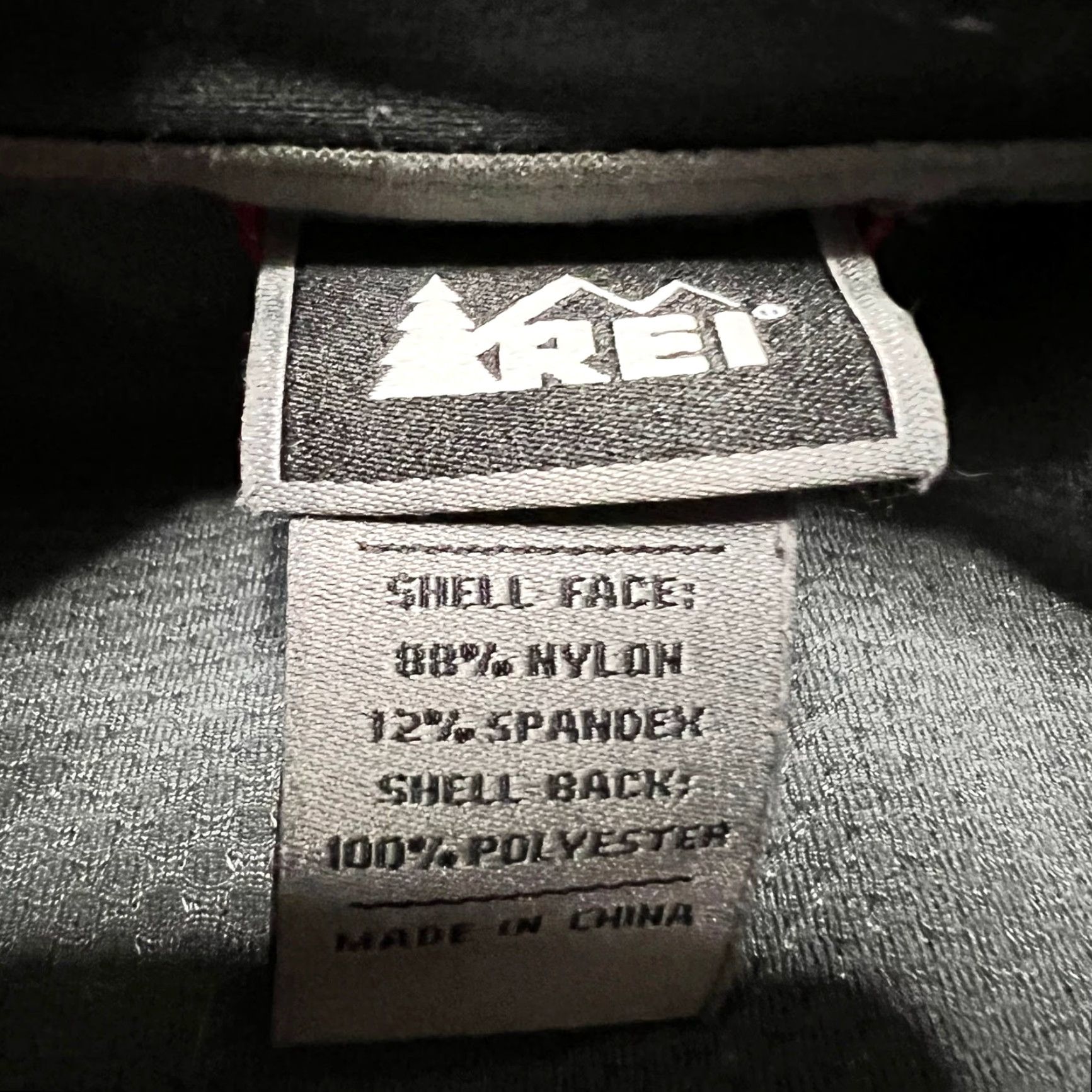 Vintage REI Jacket Womens XL Soft Shell Nylon Black Gray Outdoors Nylon Jacket Womens XL Regular Black Gray Outdoors Nylon Mens? Size XL / US 12-14 / IT 48-50 - 7 Thumbnail