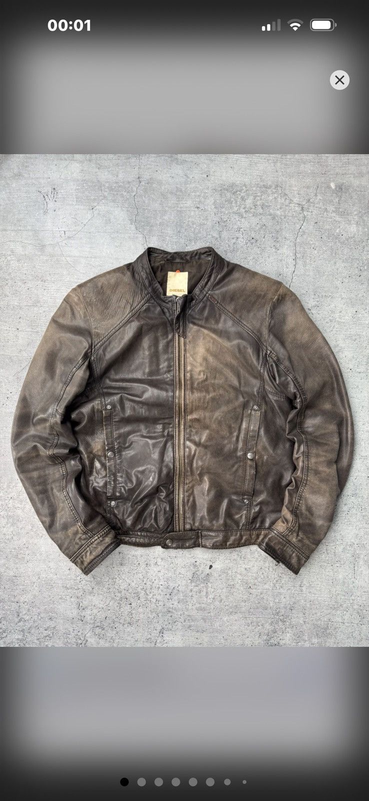 A.S.98 A.S.98 Airsteps Style Diesel Leather Jacket Bundle Size US 7.5 / EU 40-41 - 2 Thumbnail