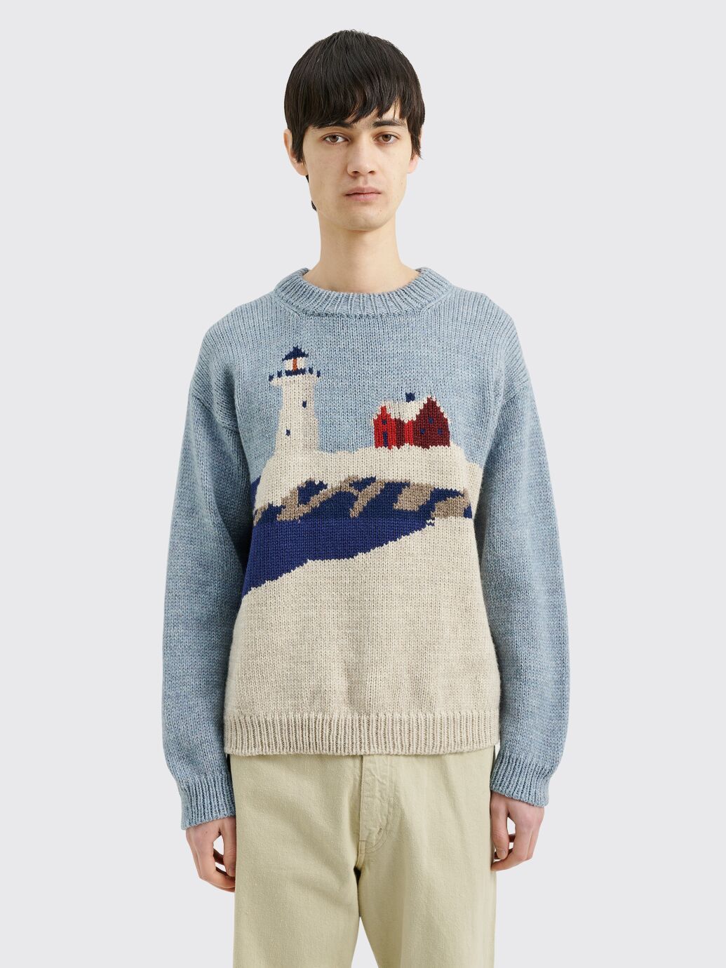 Bode Bode Highland Lighthouse Wool Sweater | Grailed