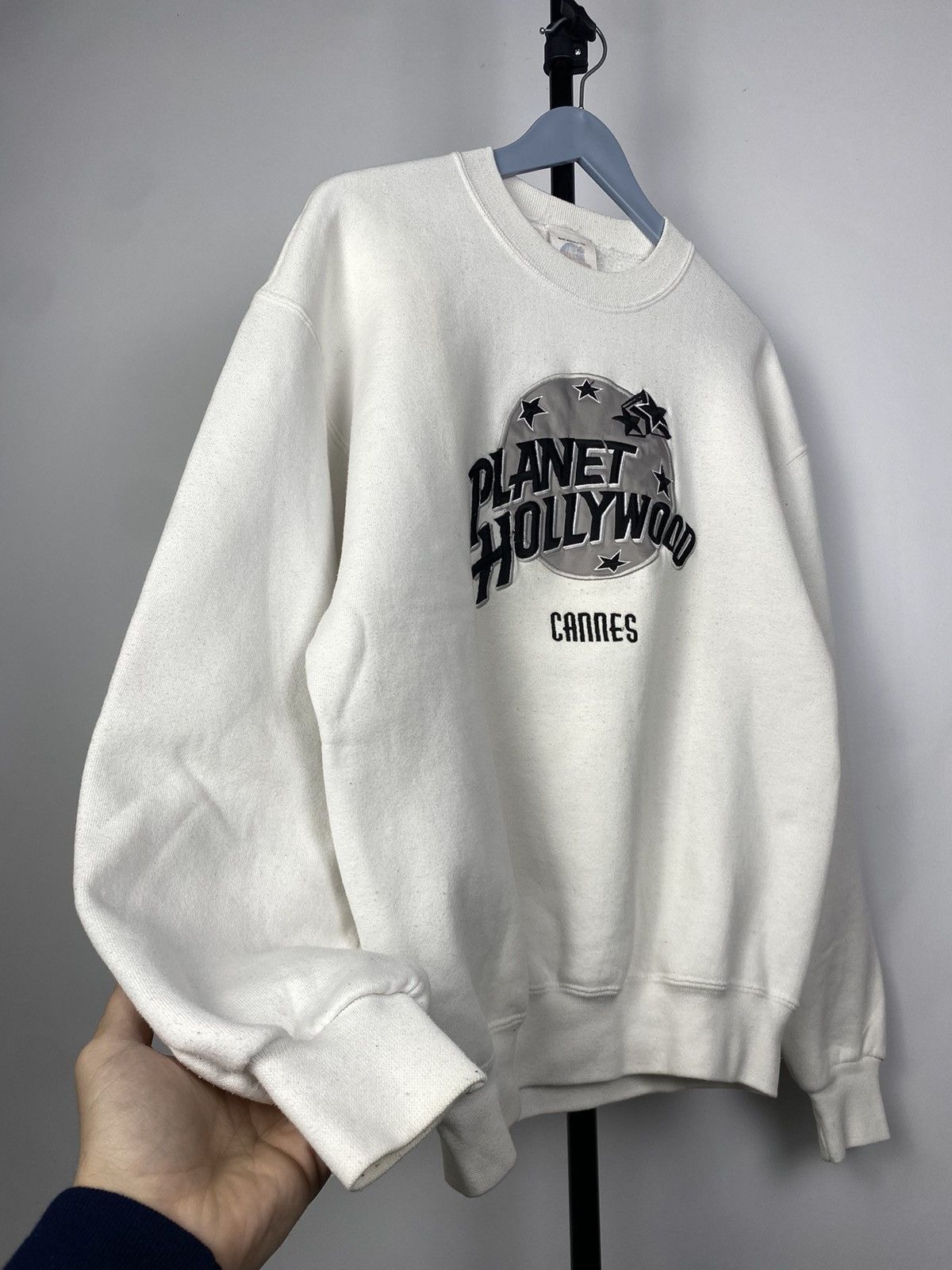 Disney × Planet Hollywood × Vintage Vintage 90's Planet Hollywood Cannes Crew Neck Sweatshirt Size US M / EU 48-50 / 2 - 3 Thumbnail