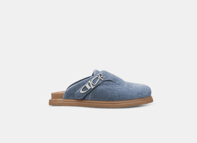 Dior o1w1db10426 3SA169 Aqua Mules in Blue Size US 5.5 / EU 38 - 1 Thumbnail