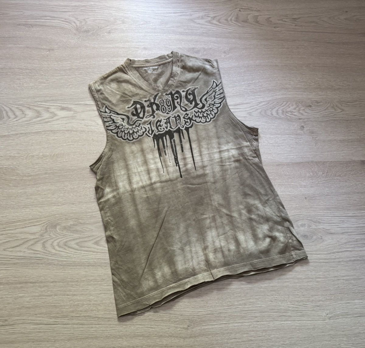DKNY Vintage 00’s DKNY y2k Japanese Avant Garde Tank Top Tee Size US M / EU 48-50 / 2 - 1 Thumbnail