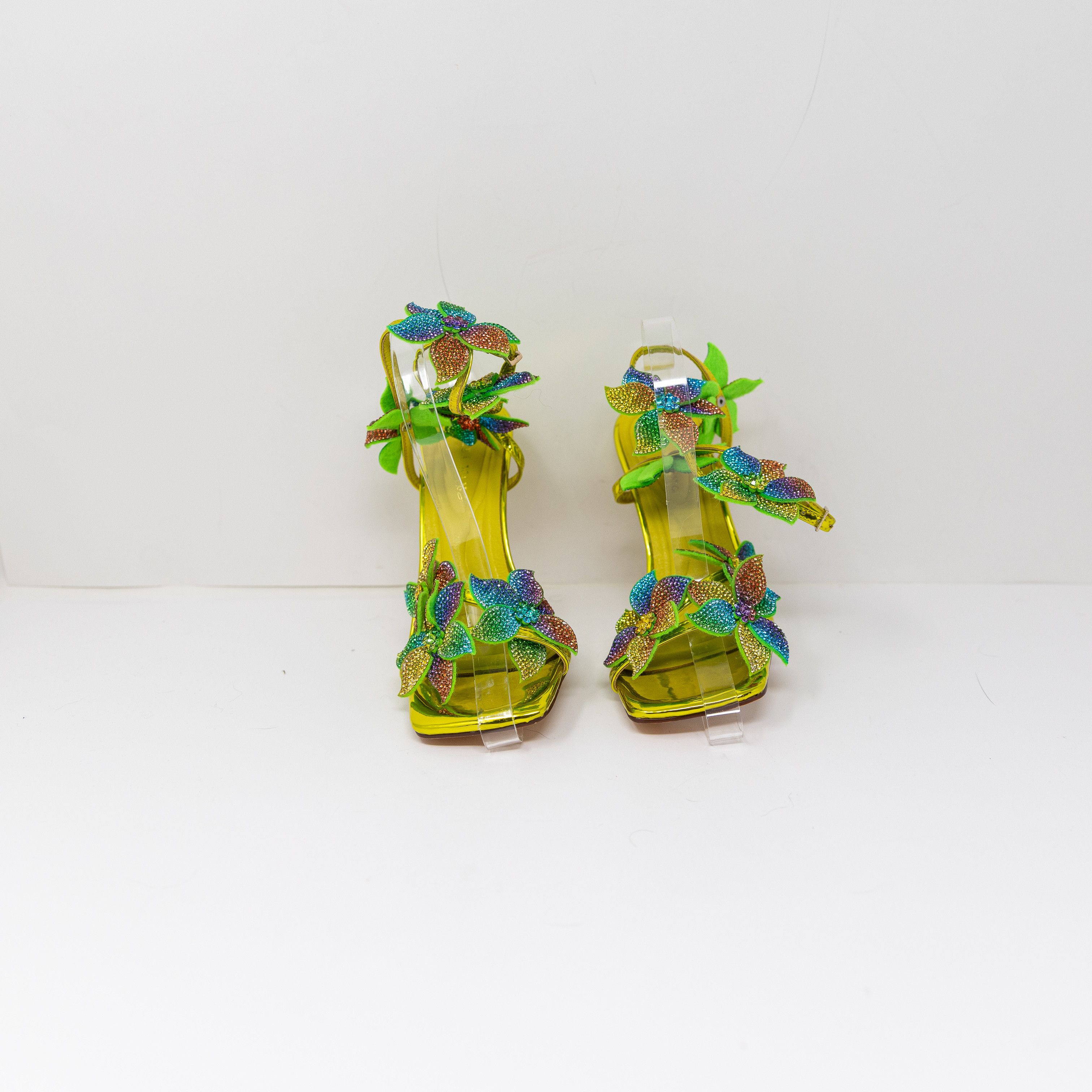 Azalea Wang NEW Azalea Wang Neriya Multi Rhinestone Size US 6.5 / IT 36.5 - 2 Thumbnail