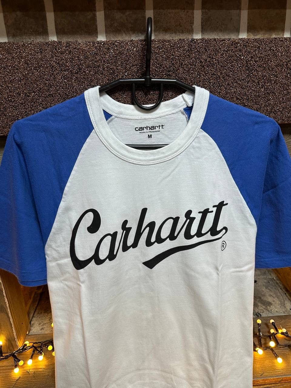 Carhartt Carhartt t-shirt blue/white size M Size US M / EU 48-50 / 2 - 3 Thumbnail