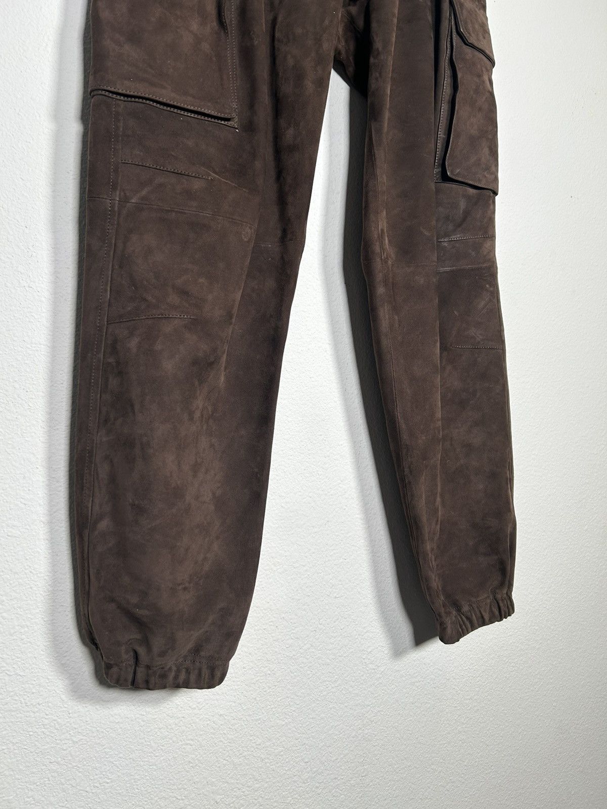 Frame MSRP: $995 Leather Suede Joggers Size US 30 / EU 46 - 4 Thumbnail
