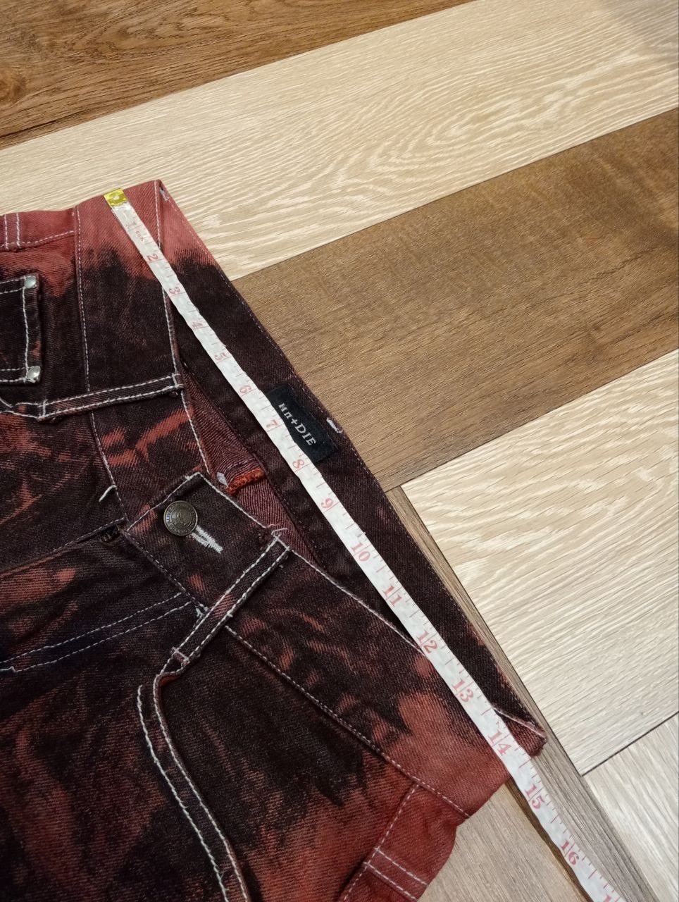 If Six Was Nine 4954151 HM+DIE DEAD OR ALIVE DOA FLARED PRINTED PANTS Size US 29 - 14 Thumbnail