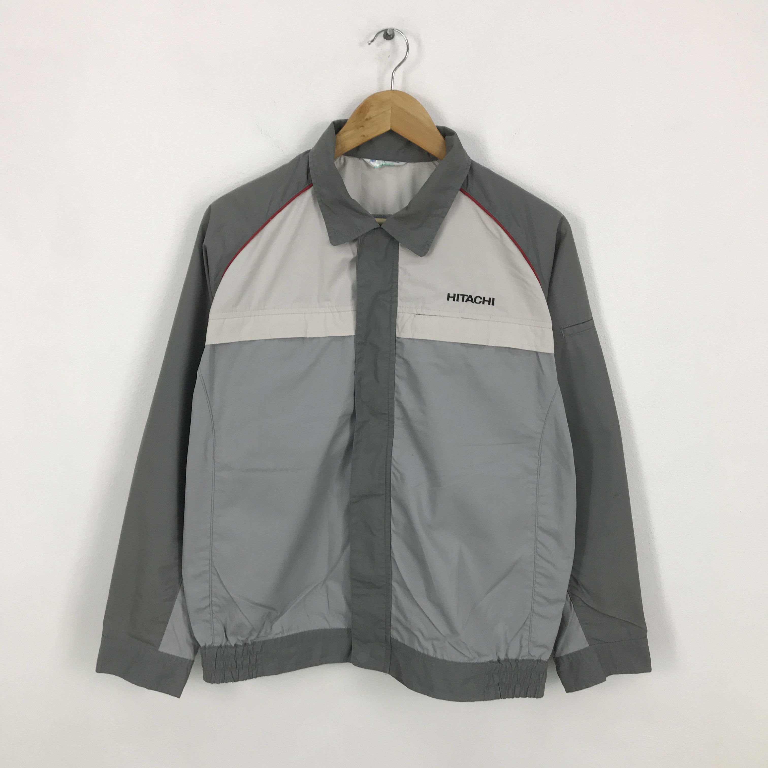 Japanese Brand Uniform work Japan Hitachi up zipper jacket Size US L / EU 52-54 / 3 - 1 Thumbnail