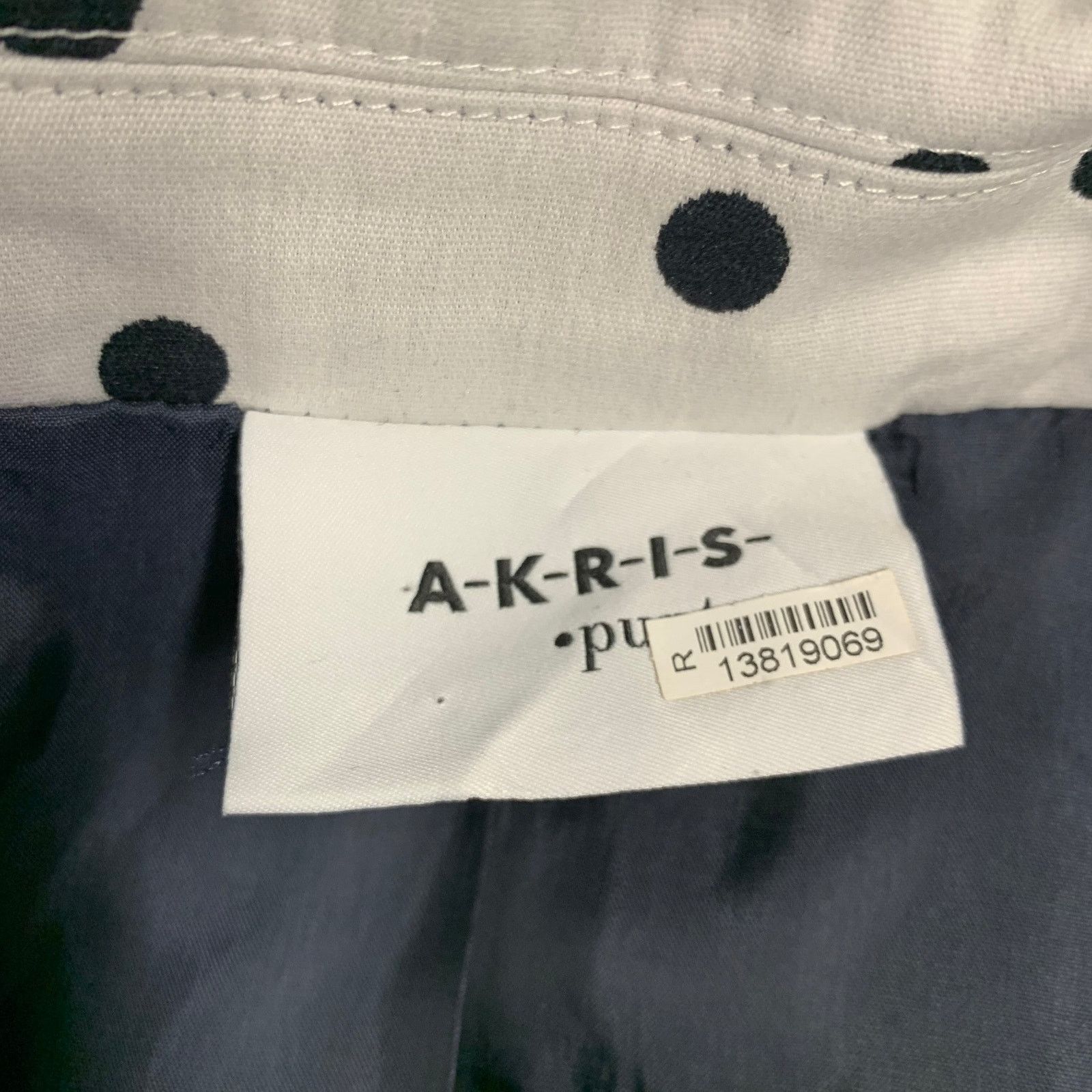 Akris AKRIS Size 8 White Black Cotton Blend Polka Dot Blazer Size M / US 6-8 / IT 42-44 - 8 Thumbnail