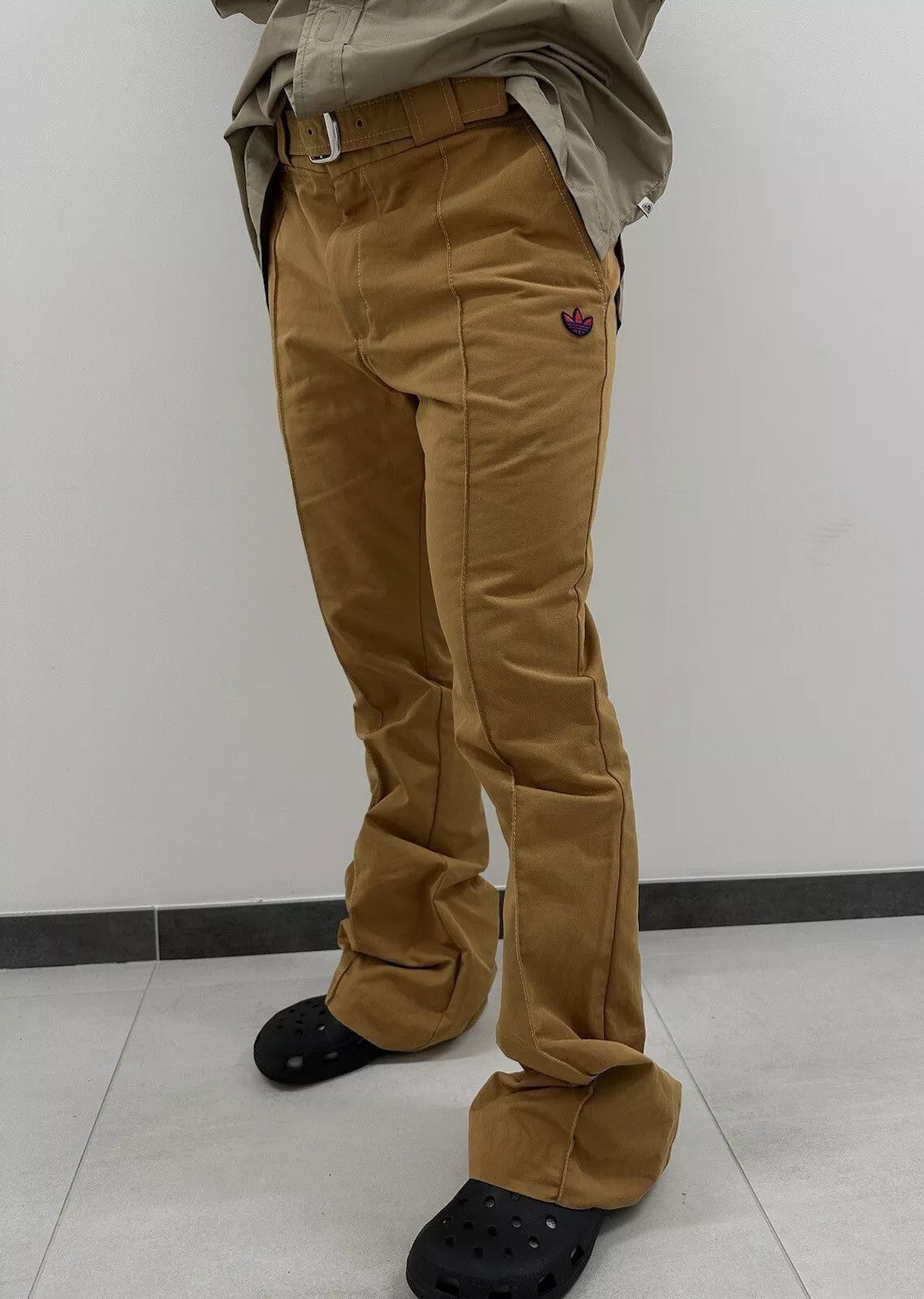 Wales Bonner x Adidas Belted Flare Chino Pants
