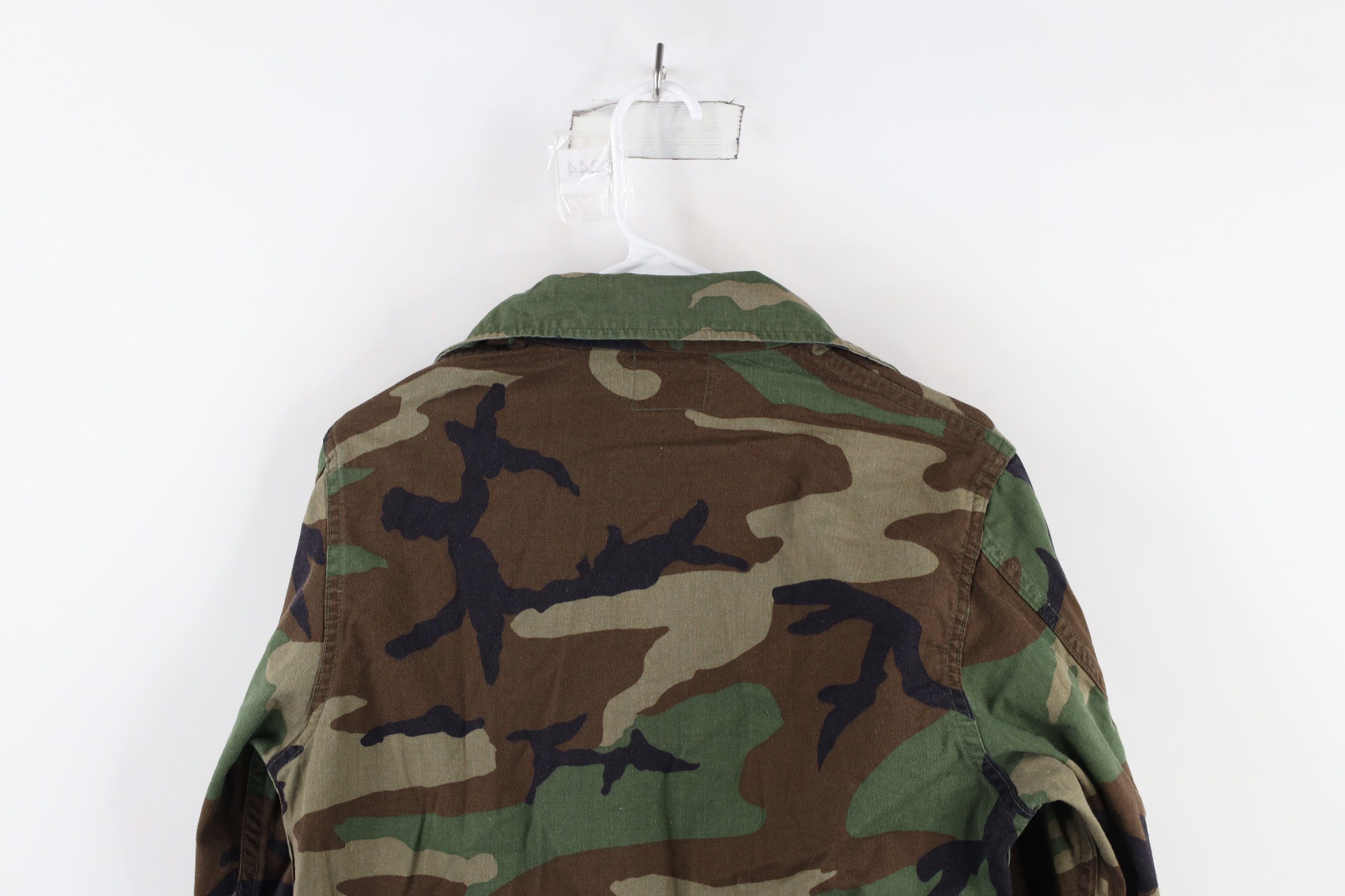 Vintage Vintage 90s USMC Woodland Camouflage Combat Coat Jacket USA Size US S / EU 44-46 / 1 - 11 Thumbnail