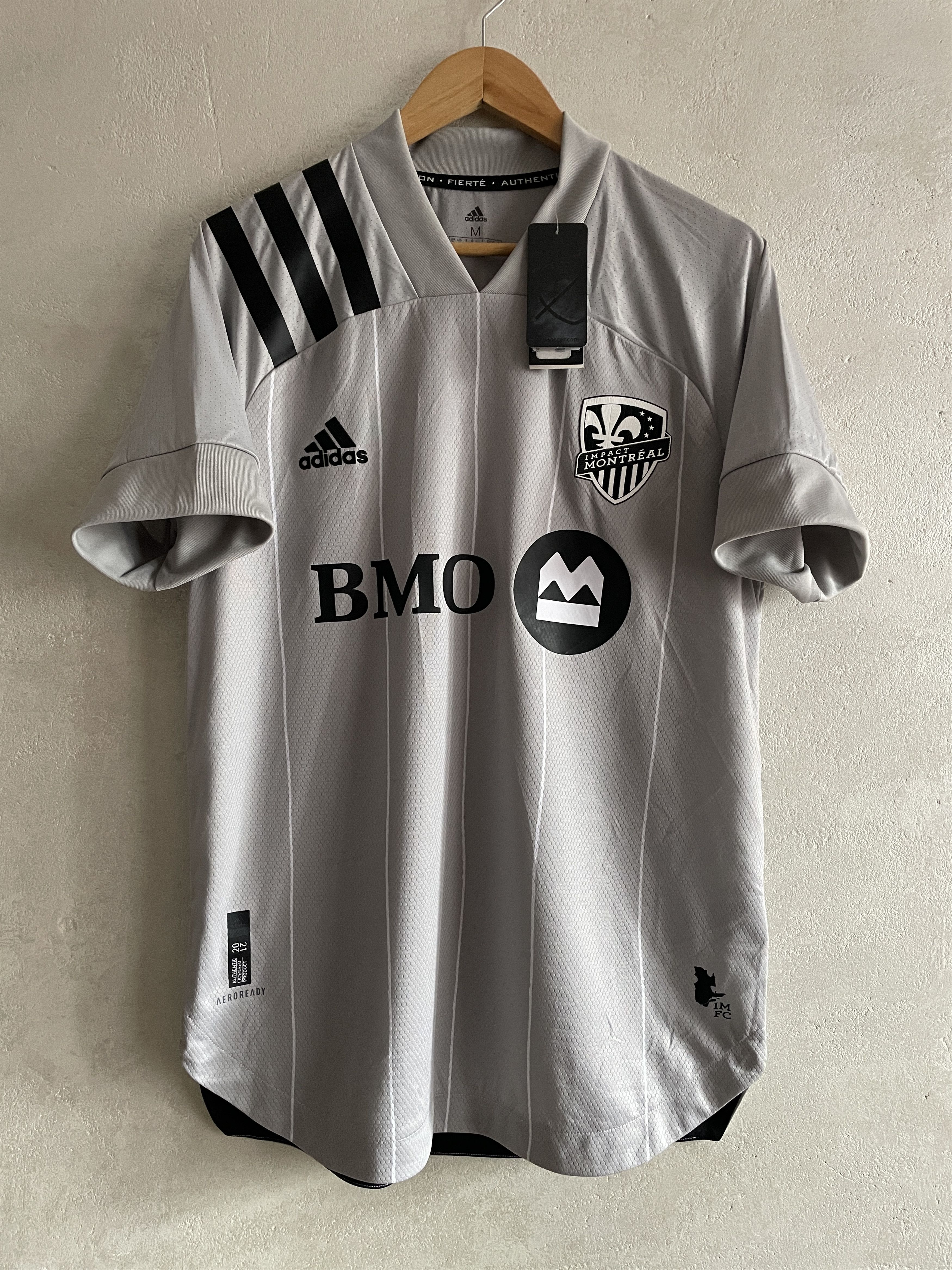Adidas Montreal Impact Away Shirt 2020 2021 Player Issue Jersey Size US M / EU 48-50 / 2 - 1 Thumbnail