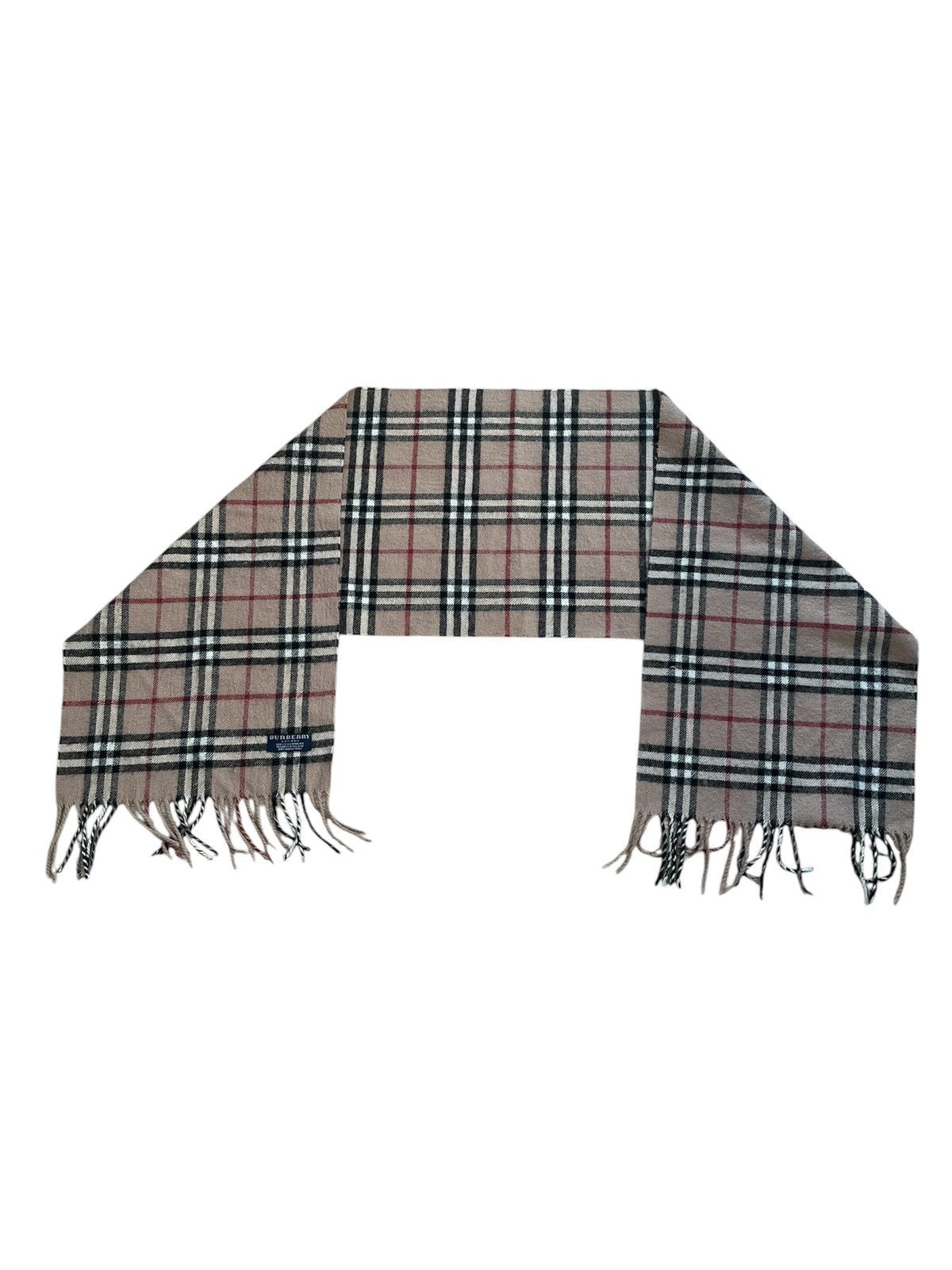 Burberry × Vintage Burberry cashmere scarf luxury vintage streetwear Size 40 - 2 Thumbnail