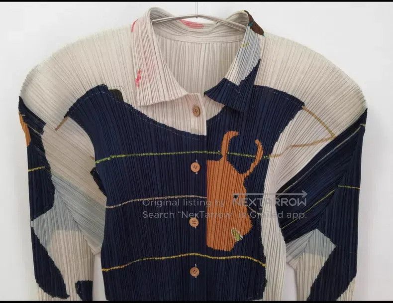 Issey Miyake Issey Miyake Dinosaur Monster Printed Top Size L / US 10 / IT 46 - 3 Thumbnail