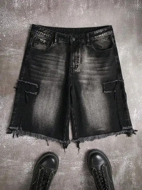 OPIUM Denim washed jorts shorts