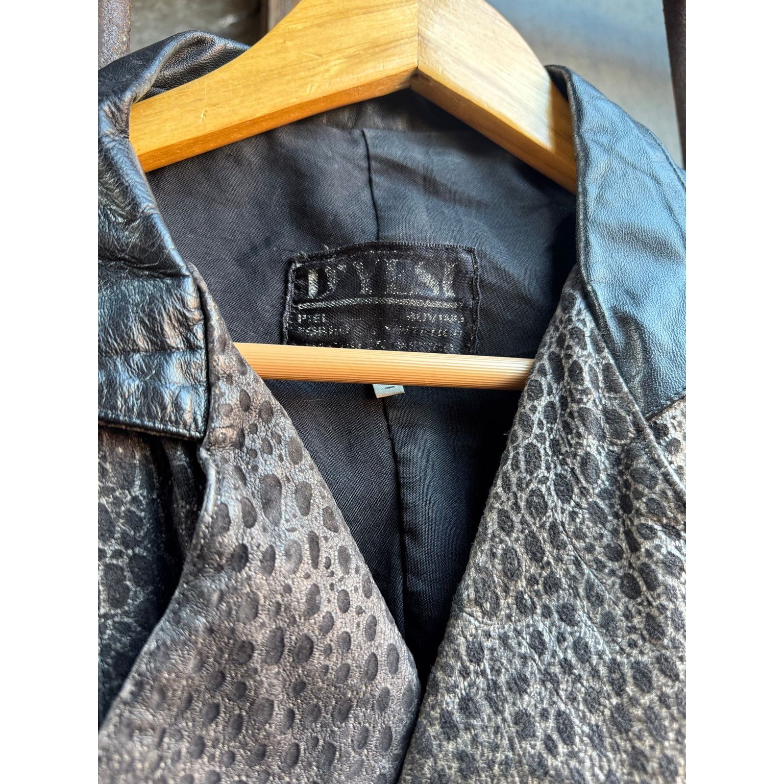 Vintage 80s Rare Genuine Leather Bomber Jacket Ladies Size 44/Large Size L / US 10 / IT 46 - 2 Thumbnail