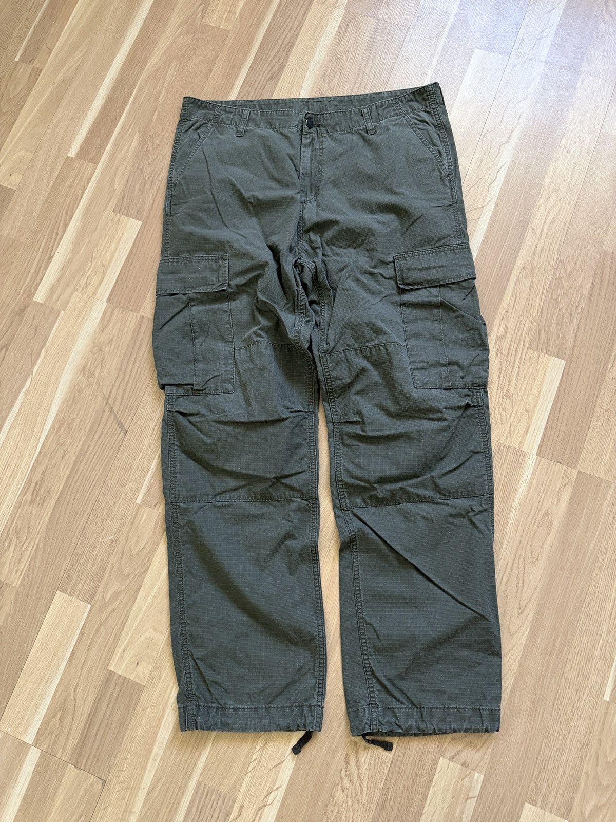 Carhartt Carhartt cargo regular pants vintage workwear khaki 2000s Size US 34 / EU 50 - 6 Thumbnail
