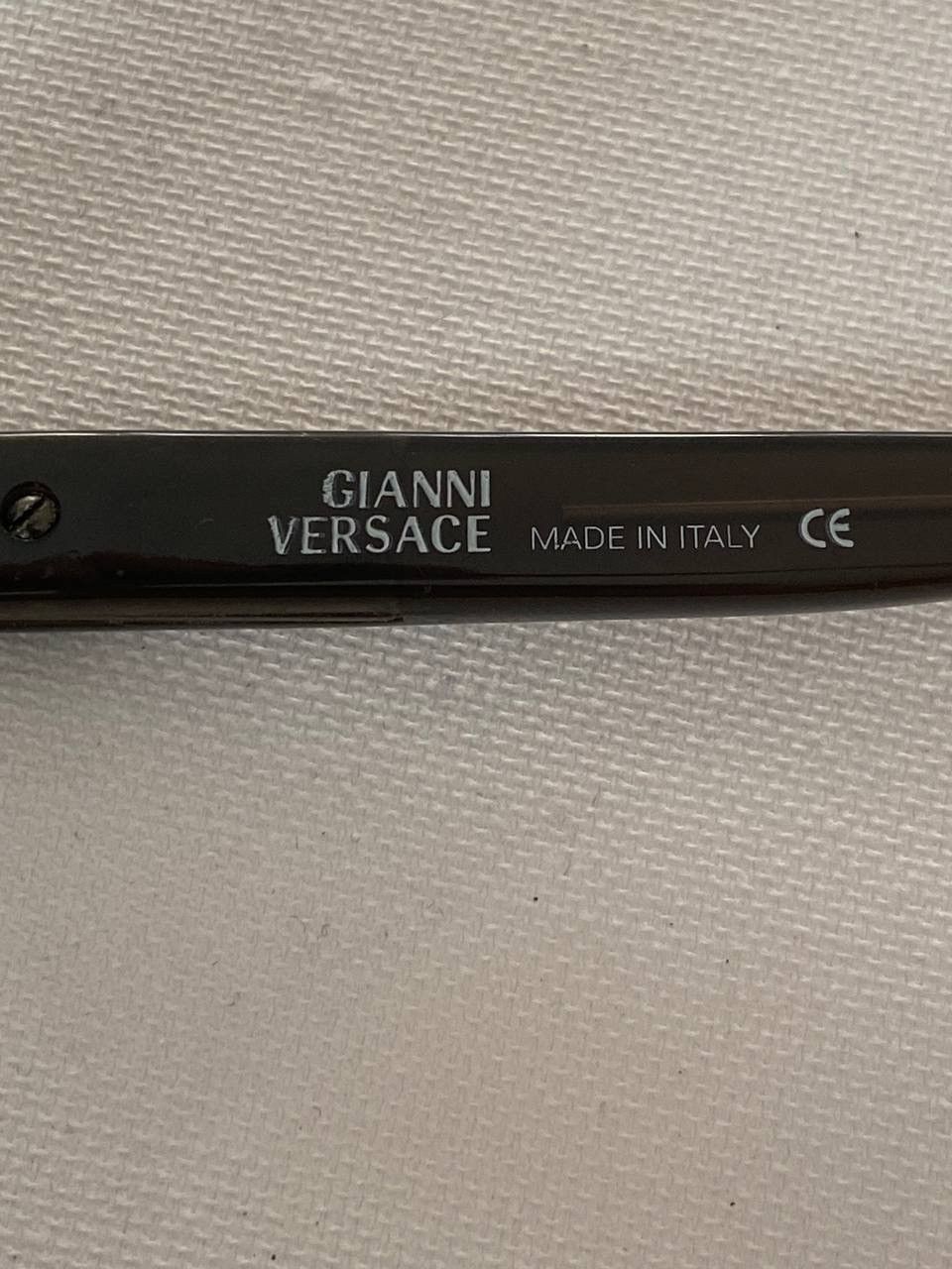 Versace Gianni Versace 1996 Vintage Oval Silver Medusa Sunglasses Size ONE SIZE - 10 Thumbnail