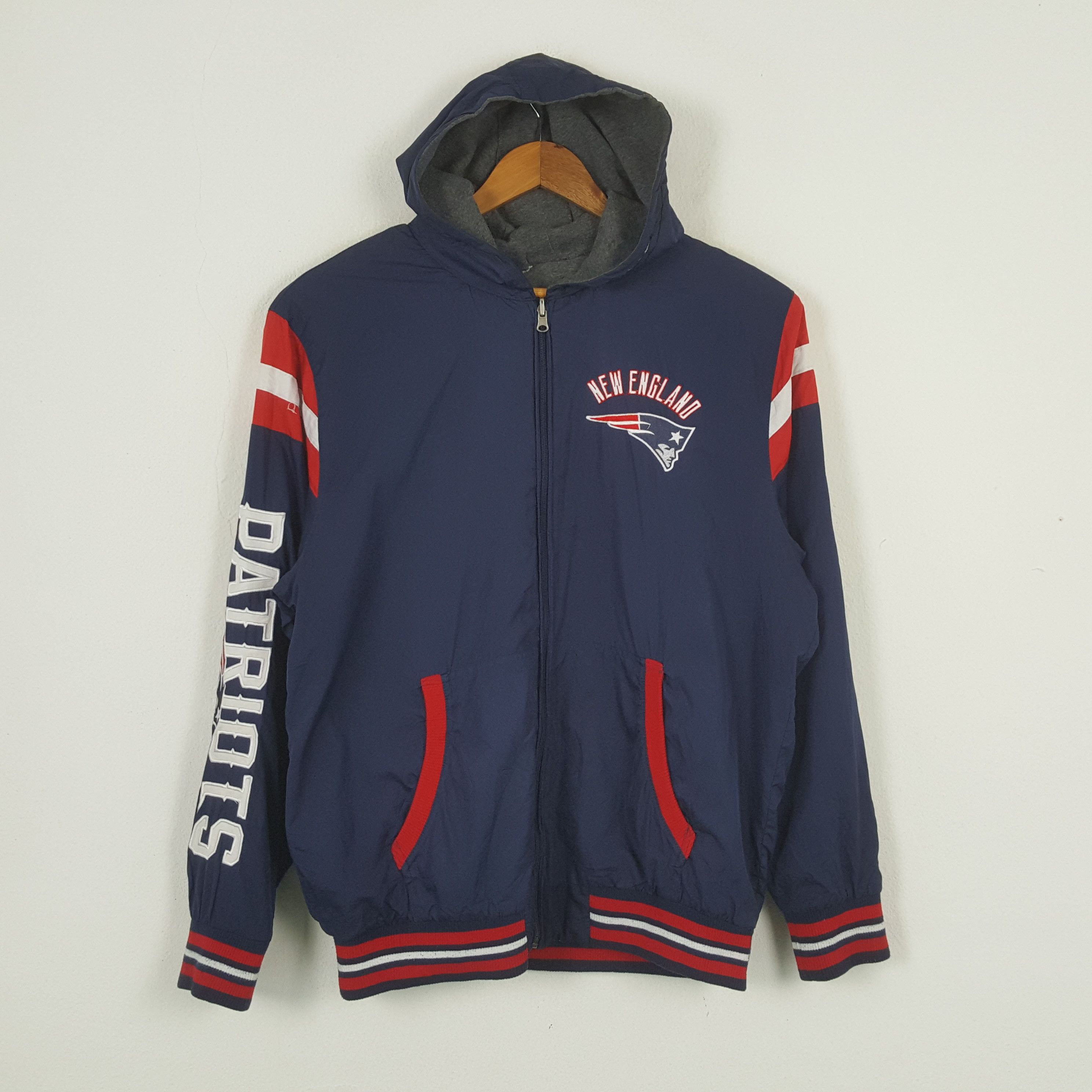 NFL × Vintage Vintage NEW ENGLAND PATAIOTS NFL Team Hoodies C288N2 Size US XL / EU 56 / 4 - 3 Thumbnail