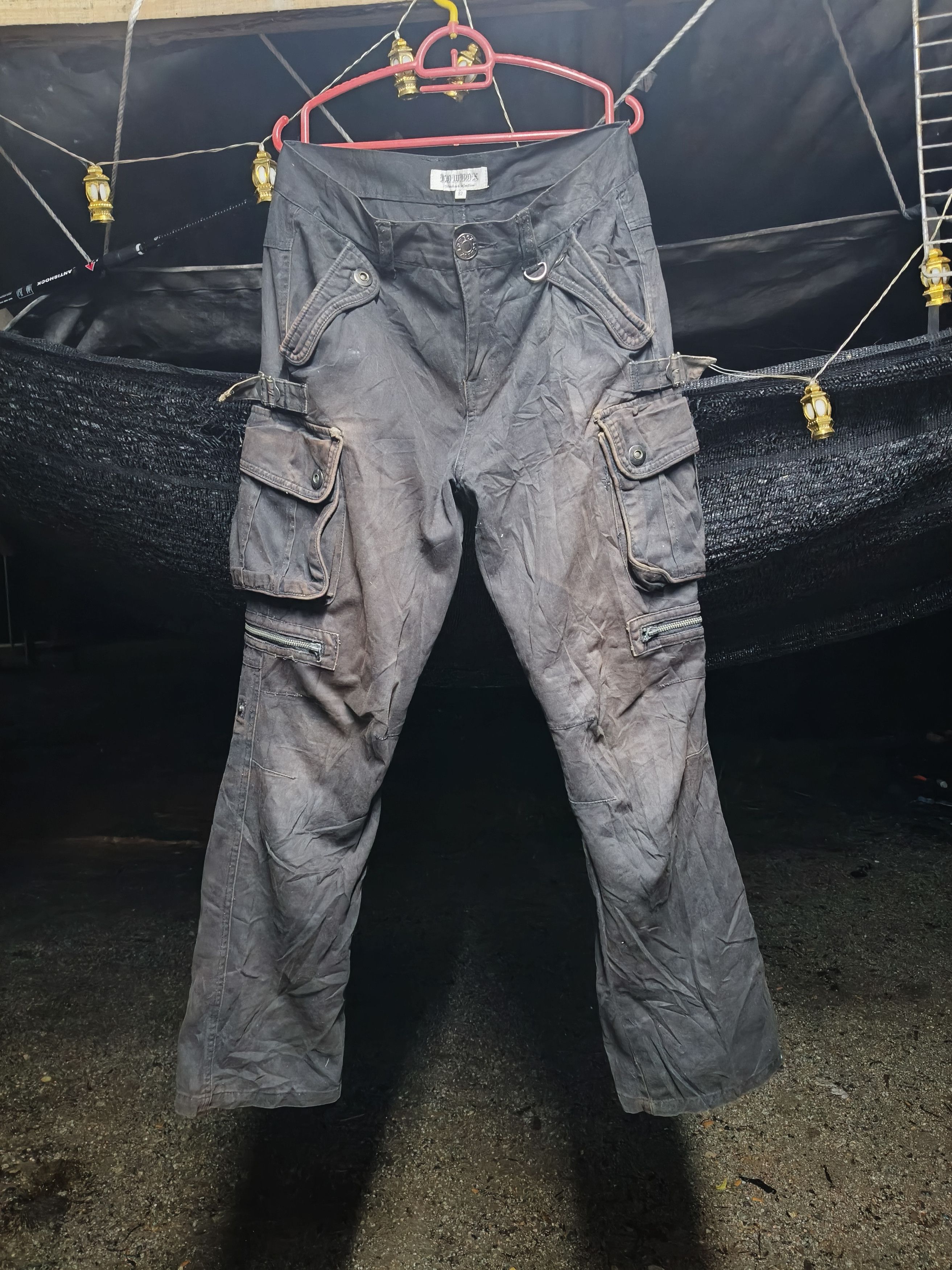 LOWBOX LowBox Multipocket Cargo Pants Style(faded) Size US 32 / EU 48 - 4 Thumbnail