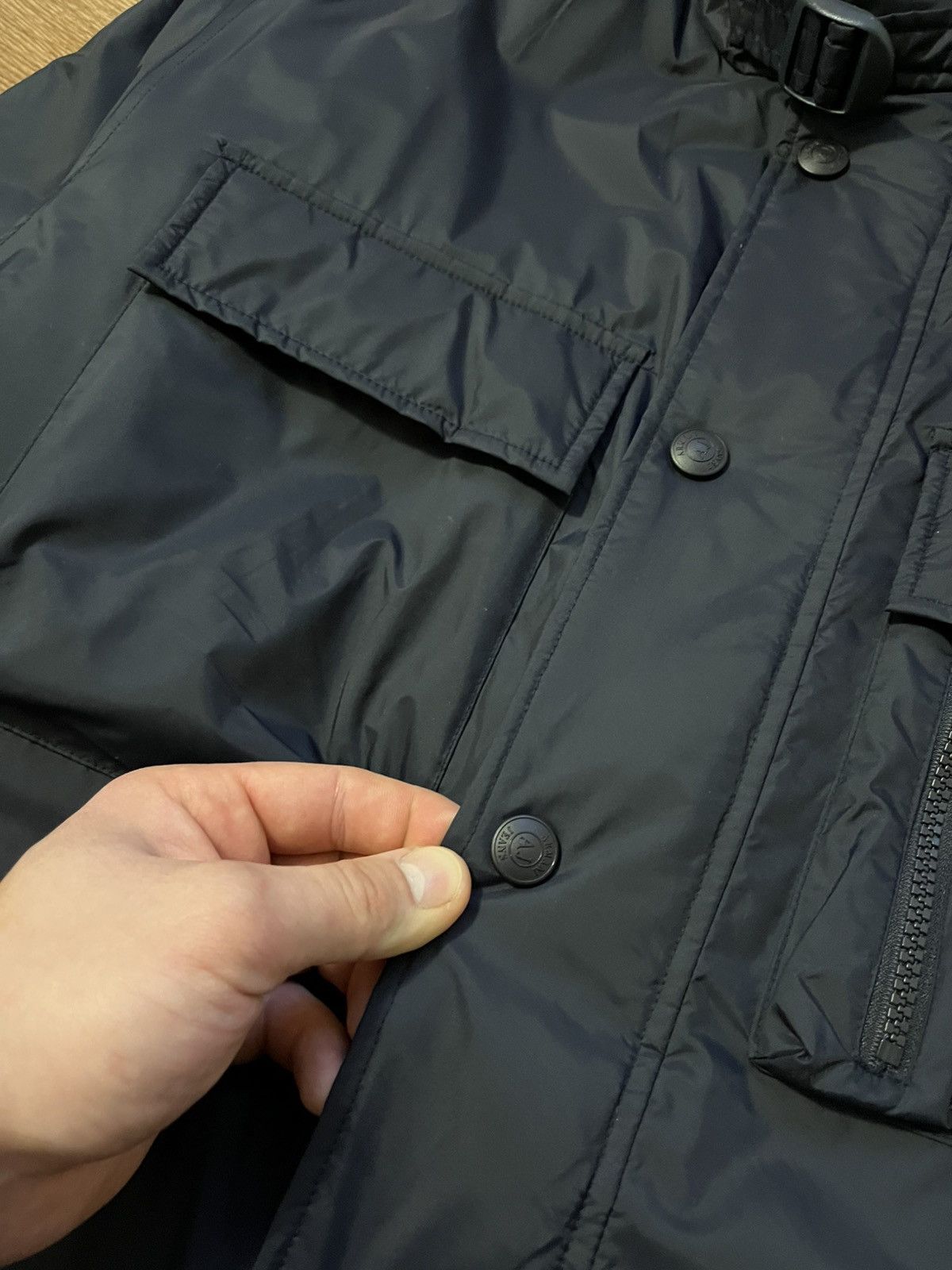 Armani Armani Jeans Multipocket Nylon Insulated Jacket Size US L / EU 52-54 / 3 - 5 Thumbnail