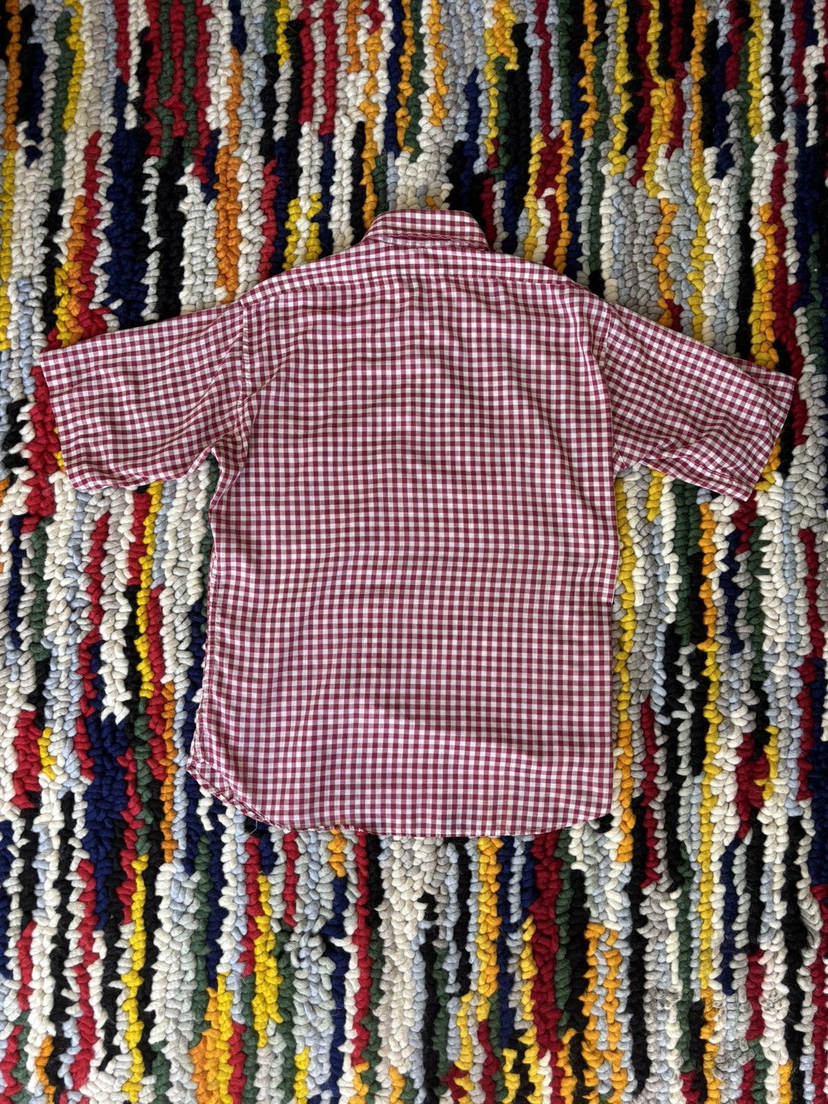 Levi's Vintage Clothing Levis Big E Red Checkered Button Up 1960s Size US L / EU 52-54 / 3 - 6 Thumbnail