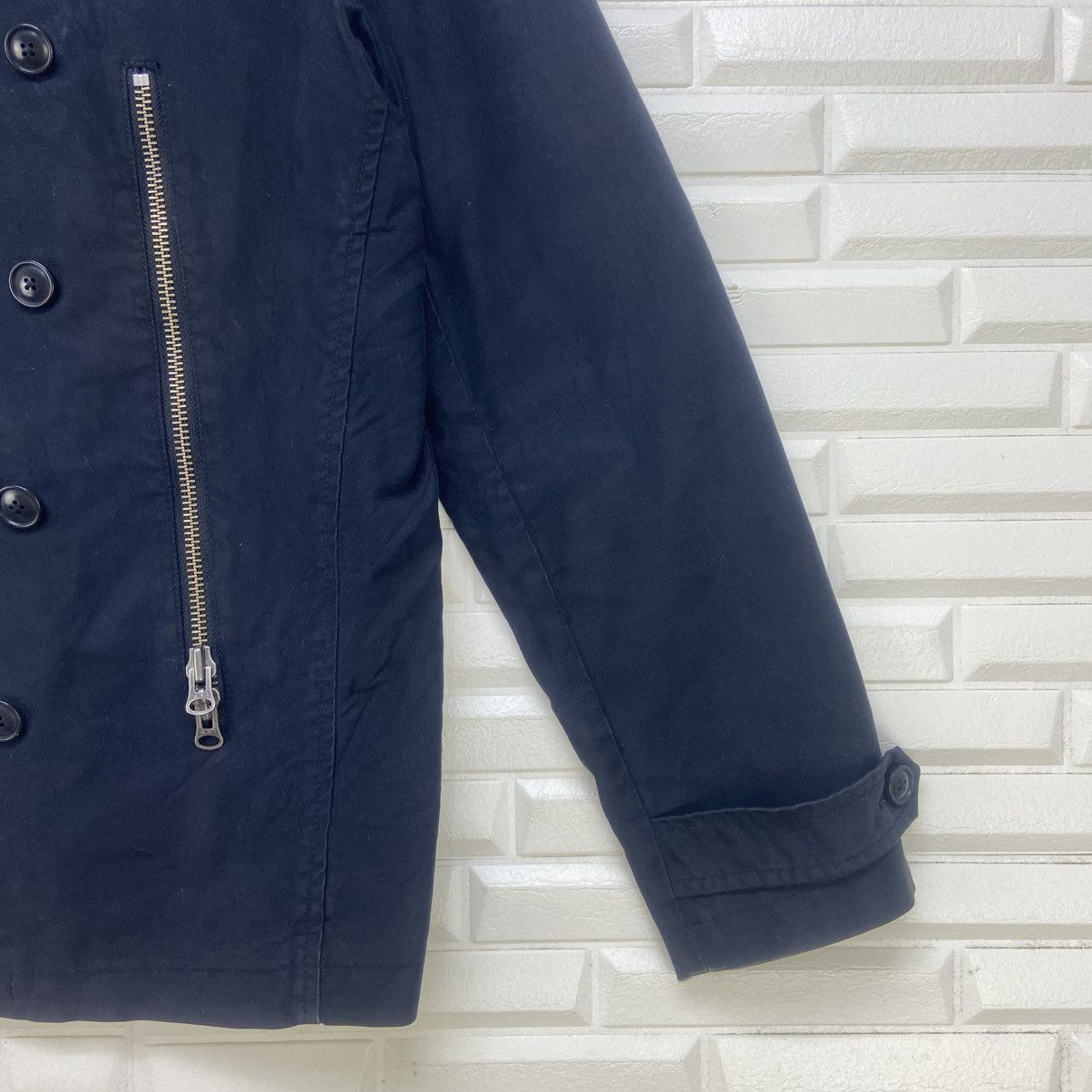 Japanese Brand 291295=Homme Type P-29 Double Breasted Military Style Coat Size US S / EU 44-46 / 1 - 6 Thumbnail