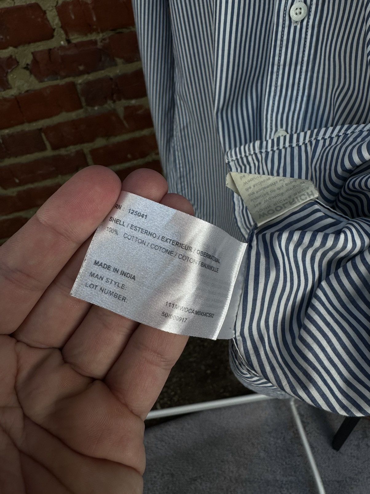 Woolrich Woolen Mills WOOLRICH Striped Pockets Casual Long Sleeve Shirt Size US S / EU 44-46 / 1 - 14 Thumbnail