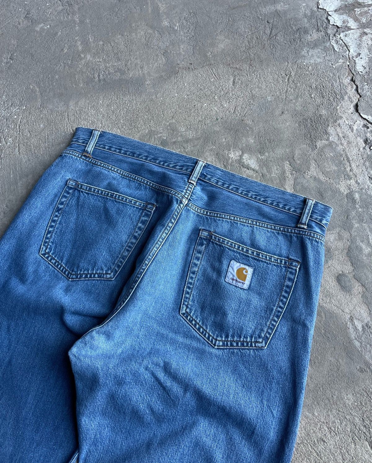 Carhartt × Carhartt Wip × Vintage Vintage Carhartt Washed Faded Pontiac Jeans Y2K Size US 36 / EU 52 - 8 Thumbnail