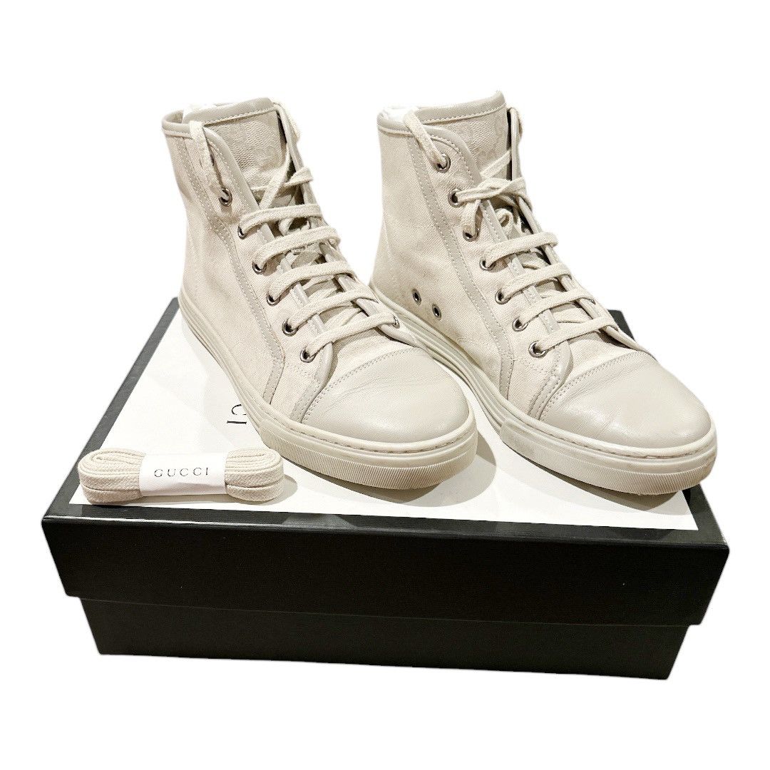 Gucci GUCCI Brooklyn High Top GG Sneakers EU 37.5 US 7.5 Monogram Size US 7.5 / IT 37.5 - 1 Thumbnail
