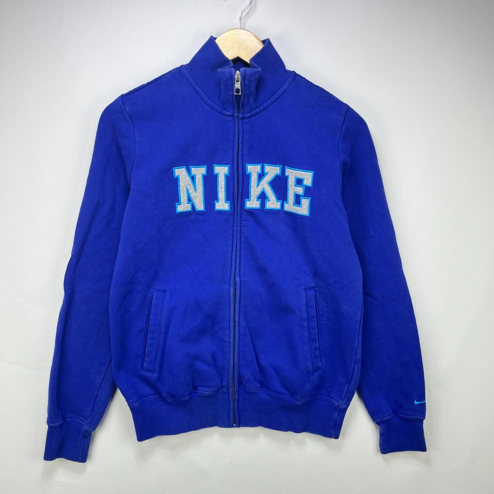 Nike Vintage Y2K Nike Track Zip Up Jacket Swoosh Womens Medium Size M / US 6-8 / IT 42-44 - 1 Thumbnail