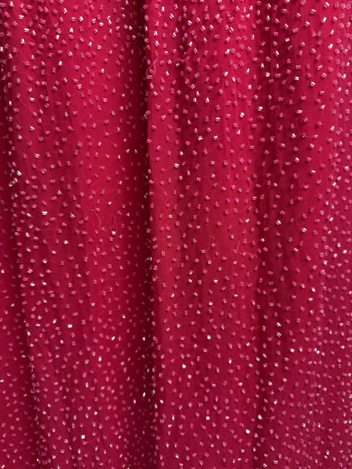 Other Dolce Jovani Silk Beaded Strapless Evening Gown Couture y2k Size M / US 6-8 / IT 42-44 - 8 Thumbnail