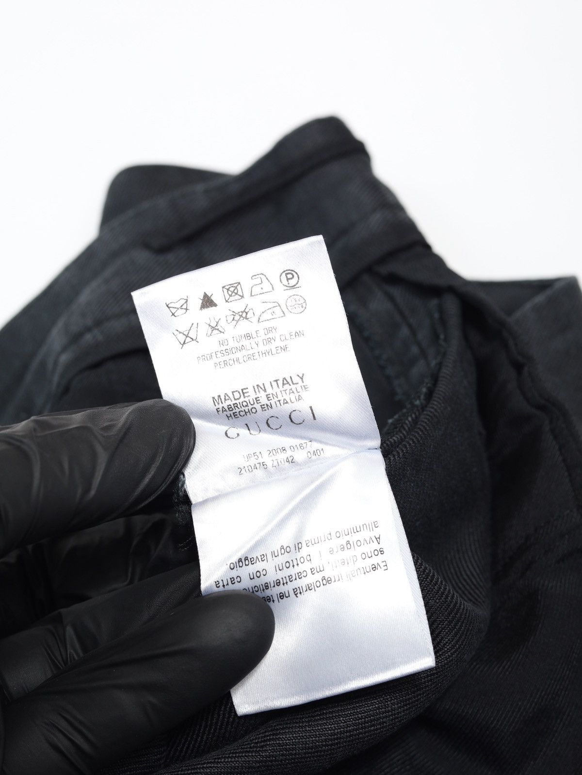 Gucci Gucci Hemp Silk Washed Black Pants Trousers Size 26" / US 2 / IT 38 - 11 Thumbnail