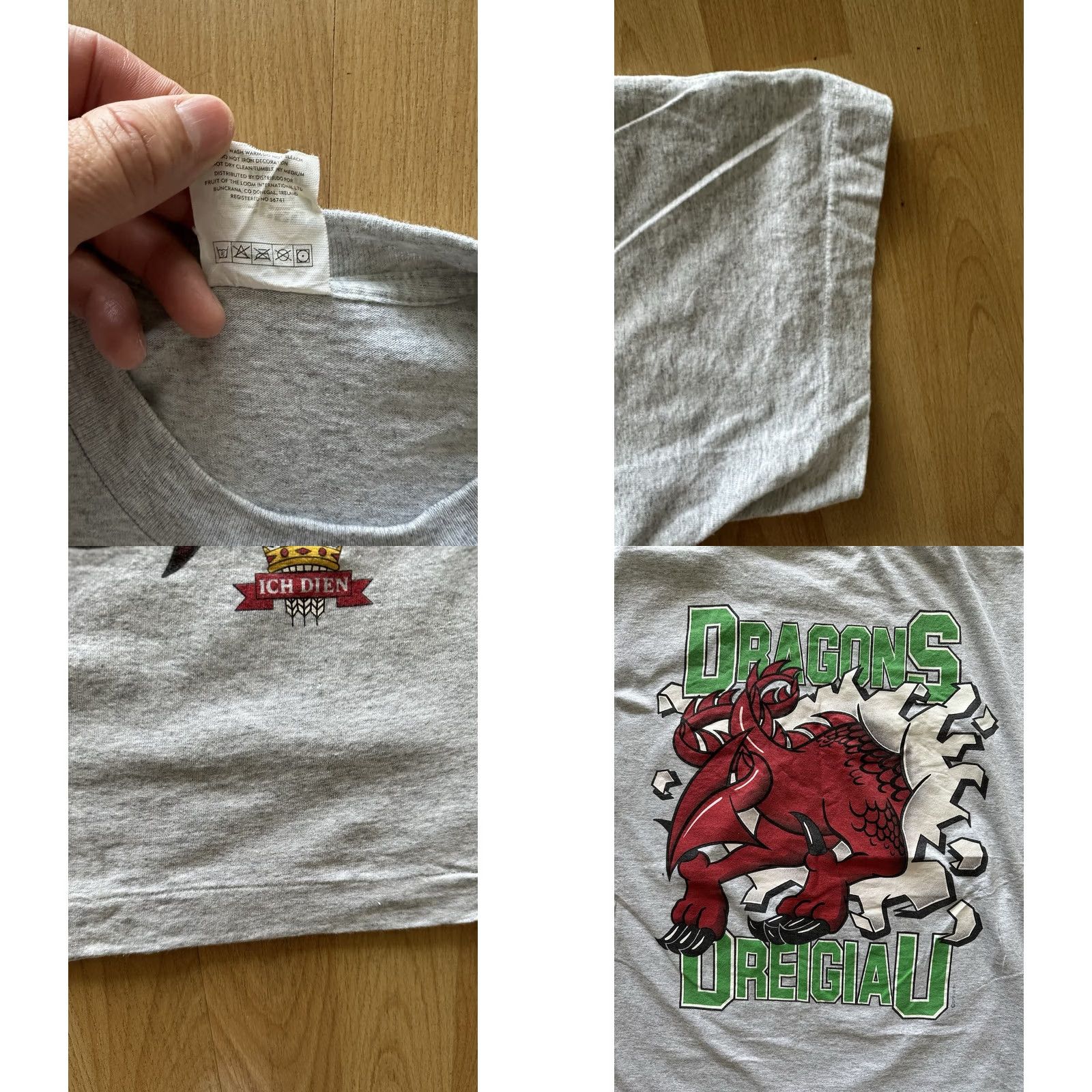 Vintage VINTAGE Screen Stars Shirt XL Cymru Dragons 90s Breakthrough Tee Mens Size US XL / EU 56 / 4 - 8 Thumbnail